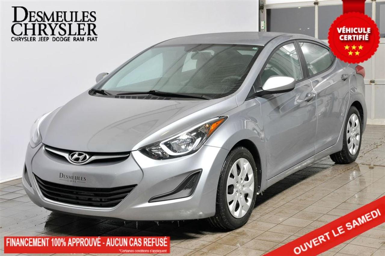 <a href=https://www.desmeules.ca/occasion/Hyundai-Elantra-2015.html>https://www.desmeules.ca/occasion/Hyundai-Elantra-2015.html</a>

HYUNDAI ELANTRA GL 2015 AUTOMATIQUE AIR CLIMATISÉ, RÉGULATEUR DE VITESSE, SIÈGES CHAUFFANTS, BLUETOOTH, RÉGULATEUR DE VITESSE.          ***SERVICE OFFERT EN FRANÇAIS, ANGLAIS, ARABE, CRÉOLE ET ESPAGNOL *** FINANCEMENT APPROUVÉ À 100% - AUCUN CAS REFUSÉ! - 1, 2, 3 CHANCE AU CRÉDIT! APPROBATION ET LIVRAISON RAPIDE! *** RAPPORT CARPROOF DISPONIBLE! *** TOUS NOS VÉHICULES SONT CERTIFIÉ DESMEULES CHRYSLER *** MANDATAIRE DE LA SAAQ ***          ***EASY FINANCING 100% APPROVALS! - 1, 2, 3 TYPE OF CREDITS! FAST APPROVAL AND DELIVERY! *** CARPROOF REPORT AVAILABLE! *** ALL OUR VEHICLES ARE DESMEULES CHRYSLER CERTIFIED*** WE SERVE YOU IN ENGLISH, FRENCH, ARABIC, CREOLE AND SPANISH *** WE SERVE THE FOLLOWING COMUNITIES: Montréal, Laval, Sainte Adèle, Saint Sauveur, Mirabel, Saint Jérôme, Prevost, Sainte-Anne-des-lacs, Piedmont, Blainville, Boisbriand, Saint Eustache, Mascouche, Bois des Fillion, Sainte Thérèse, Lachute. *** LOCATION: 3500 Autoroute 440, Laval, QC (H7T 0A9). Pour de linformations contactez-nous au 1 (844) 371-0126