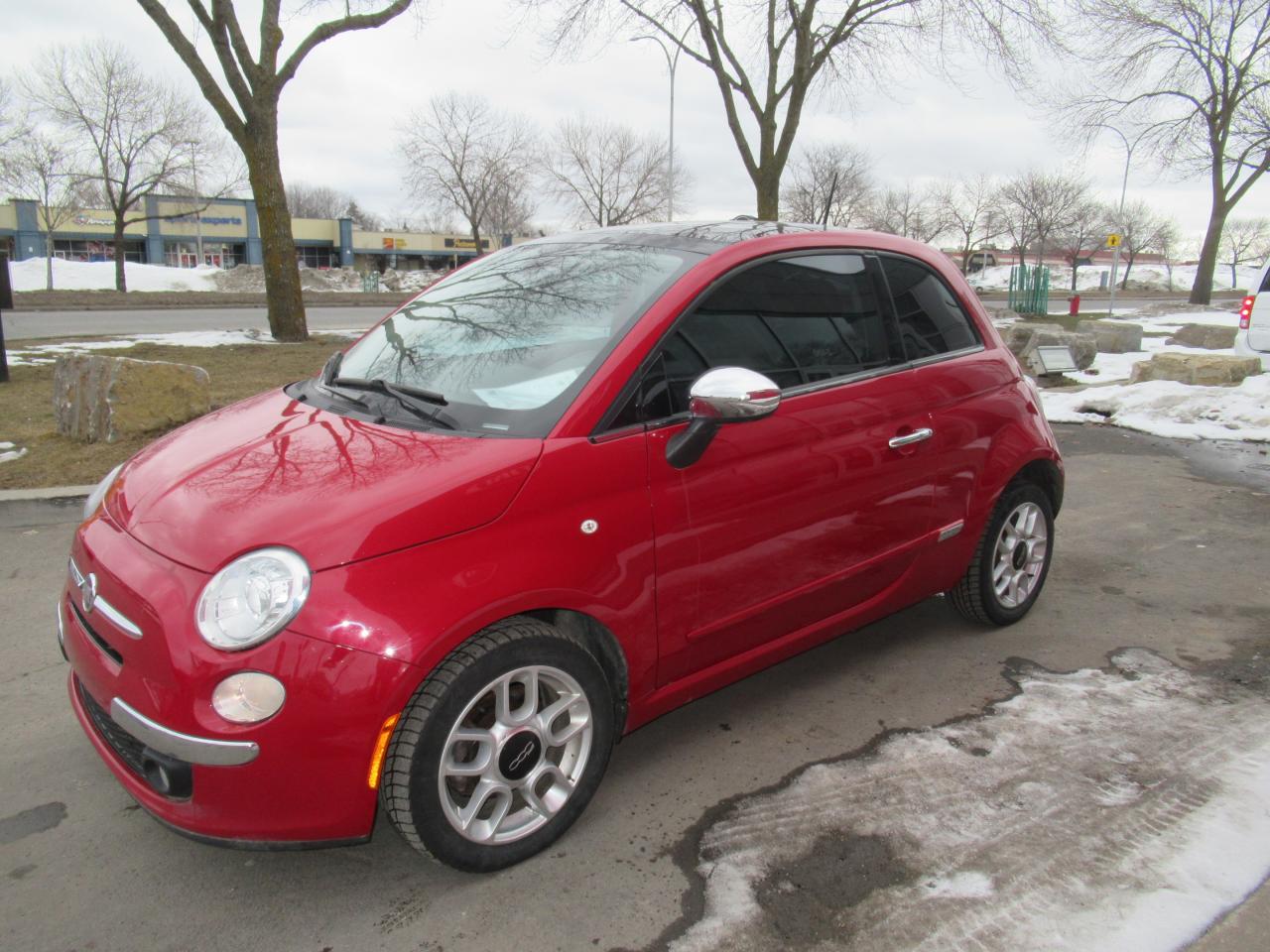 Used 2012 Fiat 500 Lounge Roof for sale in Dollard-des-Ormeaux, QC