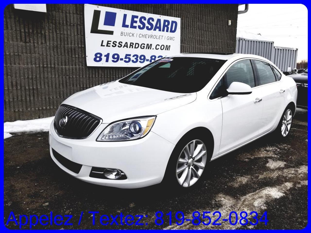 <a href=https://www.lessardgm.com/occasion/Buick-Verano-2014.html>https://www.lessardgm.com/occasion/Buick-Verano-2014.html</a>

BUICK VERANO 2014
-RADIO XM
-SIEGE CHAUFFANT
-BOUTON DÉMARRAGE

Chez Lessard Chevrolet Buick GMC, chez nous cest les gens avant tout!
Véhicule doccasion certifié avec inspection de 150 points.
Rapport Carproof . Aucun VGA ou Reconstruit.
Nous donnons plus pour votre échange. 
Assistance routière gratuite. Privilège échange 30 jour /2500km*
Livraison Gratuite partout au Québec.
Spécialiste en 1e, 2e et 3e chance au crédit, 100% Approuvée
Garantie illimitée disponible. Essai routier GRATUIT
Vous êtes de Drummondville, Québec, Montreal, Sherbrooke, Trois-Rivières, Sorel, Nicolet
Appelez-nous sans frais 1-888-376-7968 ou au 819-539-8333
Viens nous voir au 5570 Boulevard Royal Shawinigan
www.lessardgm.com
Texter nous pour plus dinformation 819-852-0834