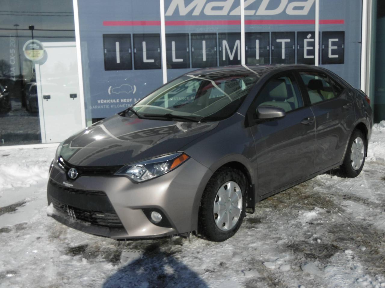 <a href=https://www.mazdasthyacinthe.com/occasion/Toyota-Corolla-2014.html>https://www.mazdasthyacinthe.com/occasion/Toyota-Corolla-2014.html</a>

Chez Mazda Saint-Hyacinthe, chaque véhicule est choisi méticuleusement. Tous nos véhicules doccasions subissent une inspection complète en 160 points, ainsi quun recondionnement mécanique et esthétique irréprochable. Cest un processus que nous prenons très au sérieux et nous avons établie des normes de qualité très élevées. Aucun frais supplémentaires. Le Carproof de votre prochaine voiture ou VUS est disponible en tout temps et inclus. Un très grand choix de véhicules de qualités soffre à vous : MAZDA, HONDA, NISSAN, TOYOTA, KIA, HYUNDAI, FORD, CHEVROLET, CHRYSLER, SUBARU, MITSUBUSHI, etc? Toutes les marques sont disponibles avec le meilleur taux dintérêt disponible sur le marché. 2e et 3e chances au crédit, approuvé! Meilleur prix, meilleur choix, dans la région de Saint-Hyacinthe, Drummondville, Beloeil, McMasterville, Saint-Bruno, Saint-Hubert, Longueuil, Chambly, Granby, Brossard et Rive Sud de Montréal. Chez Mazda Saint-Hyacinthe, ça vaut le détour!  info texto maintenant disponible Sylvain Plourde 438 401 0816
