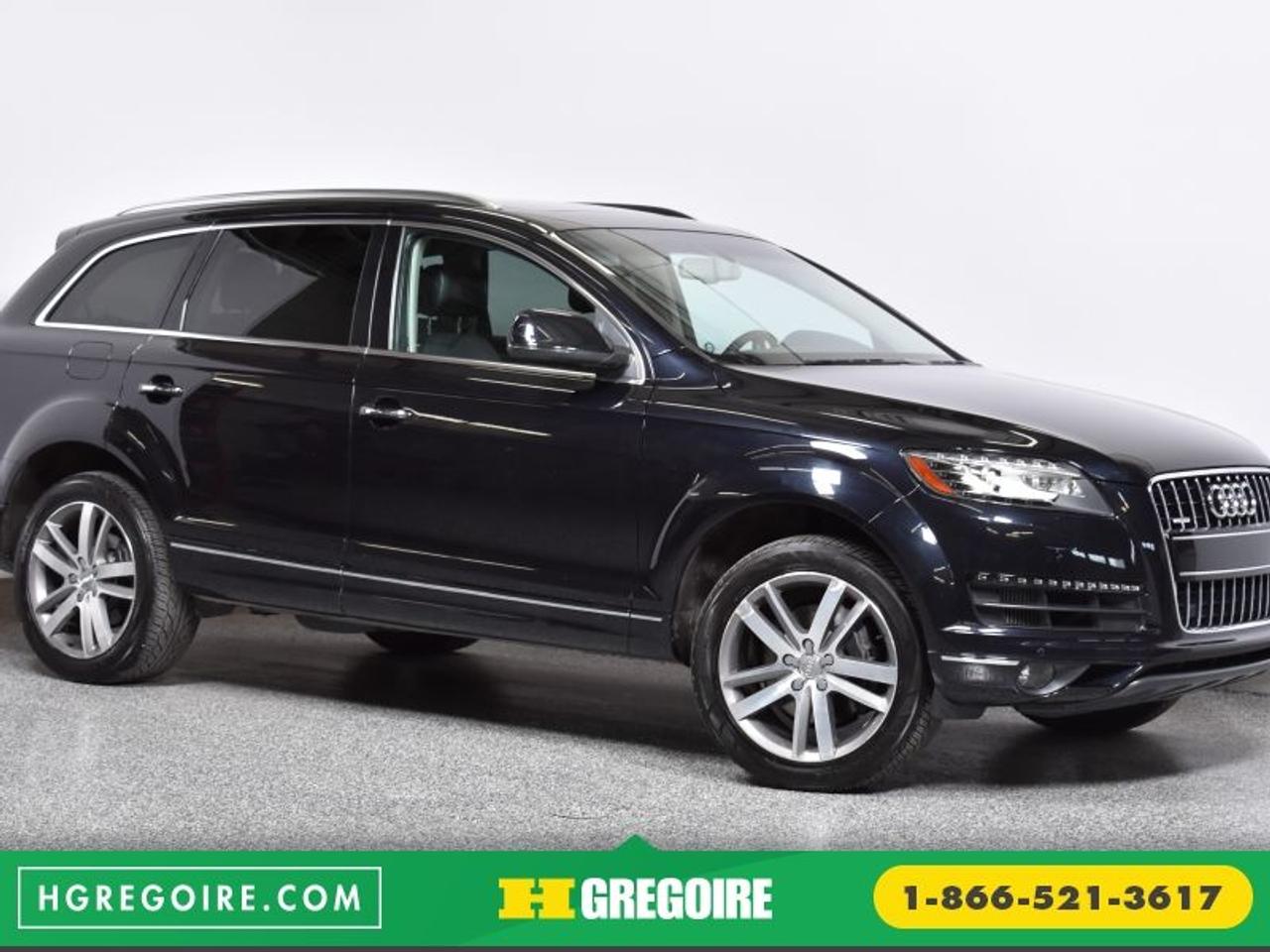 <a href=https://www.autoaubaine.com/Audi-Q7-c6903042.html>https://www.autoaubaine.com/Audi-Q7-c6903042.html</a>

Audi Q7 3.0l Tdi Premium, Toit Pano, Nav, 2013

Freins ABS, Lecteur MP3, Miroirs chauffants, Volant ajustable, Radio satellite, Ordinateur de bord, Volant gain de cuir, Toit panoramique, Antipatinage, Phares antibrouillards, Climatisation

ECONOMISER 24 205$! BAS KILOMÉTRAGE, Camera de recul, Bluetooth, Aucun frais caché, Taux dintérêt imbattable! Ouvert 7 jours. Inspection en plus de 125 points et rigoureux processus de remise à neuf. Satisfaction garantie de 3 jours ou argent remis et privilège déchange 30 jours. Obtenez le meilleur taux de financement et même une 2e ou 3e chance au crédit. Pour plus dinformation sur cette voiture et pour obtenir le rapport dhistorique CarProof gratuitement, visitez https://www.hgregoire.com/fr-stk/D17344. *Prix du manufacturier neuf (63 200$)