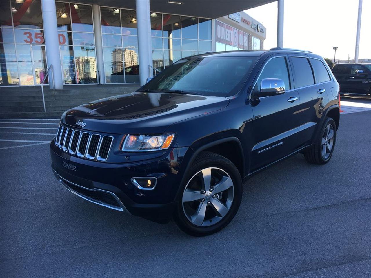 <a href=https://www.desmeules.ca/occasion/Jeep-Grand_Cherokee-2016.html>https://www.desmeules.ca/occasion/Jeep-Grand_Cherokee-2016.html</a>

JEEP GRAND CHEROKEE LIMITED 2016, 25 450 KILOMÈTRES AVEC INTÉRIEUR EN CUIR, SIÈGES CHAUFFANTS, SIÈGES ÉLECTRIQUES, TOIT OUVRANT, JANTES DALUMINIUM 20 POUCES, DÉMARREUR À DISTANCE, VOLANT CHAUFFANT ET BIEN PLUS.          ***SERVICE OFFERT EN FRANÇAIS, ANGLAIS, ARABE, CRÉOLE ET ESPAGNOL *** FINANCEMENT APPROUVÉ À 100% - AUCUN CAS REFUSÉ! - 1, 2, 3 CHANCE AU CRÉDIT! APPROBATION ET LIVRAISON RAPIDE! *** RAPPORT CARPROOF DISPONIBLE! *** TOUS NOS VÉHICULES SONT CERTIFIÉ DESMEULES CHRYSLER *** MANDATAIRE DE LA SAAQ ***          ***EASY FINANCING 100% APPROVALS! - 1, 2, 3 TYPE OF CREDITS! FAST APPROVAL AND DELIVERY! *** CARPROOF REPORT AVAILABLE! *** ALL OUR VEHICLES ARE DESMEULES CHRYSLER CERTIFIED*** WE SERVE YOU IN ENGLISH, FRENCH, ARABIC, CREOLE AND SPANISH *** WE SERVE THE FOLLOWING COMUNITIES: Montréal, Laval, Sainte Adèle, Saint Sauveur, Mirabel, Saint Jérôme, Prevost, Sainte-Anne-des-lacs, Piedmont, Blainville, Boisbriand, Saint Eustache, Mascouche, Bois des Fillion, Sainte Thérèse, Lachute. *** LOCATION: 3500 Autoroute 440, Laval, QC (H7T 0A9). Pour de linformations contactez-nous au 1 (844) 371-0126