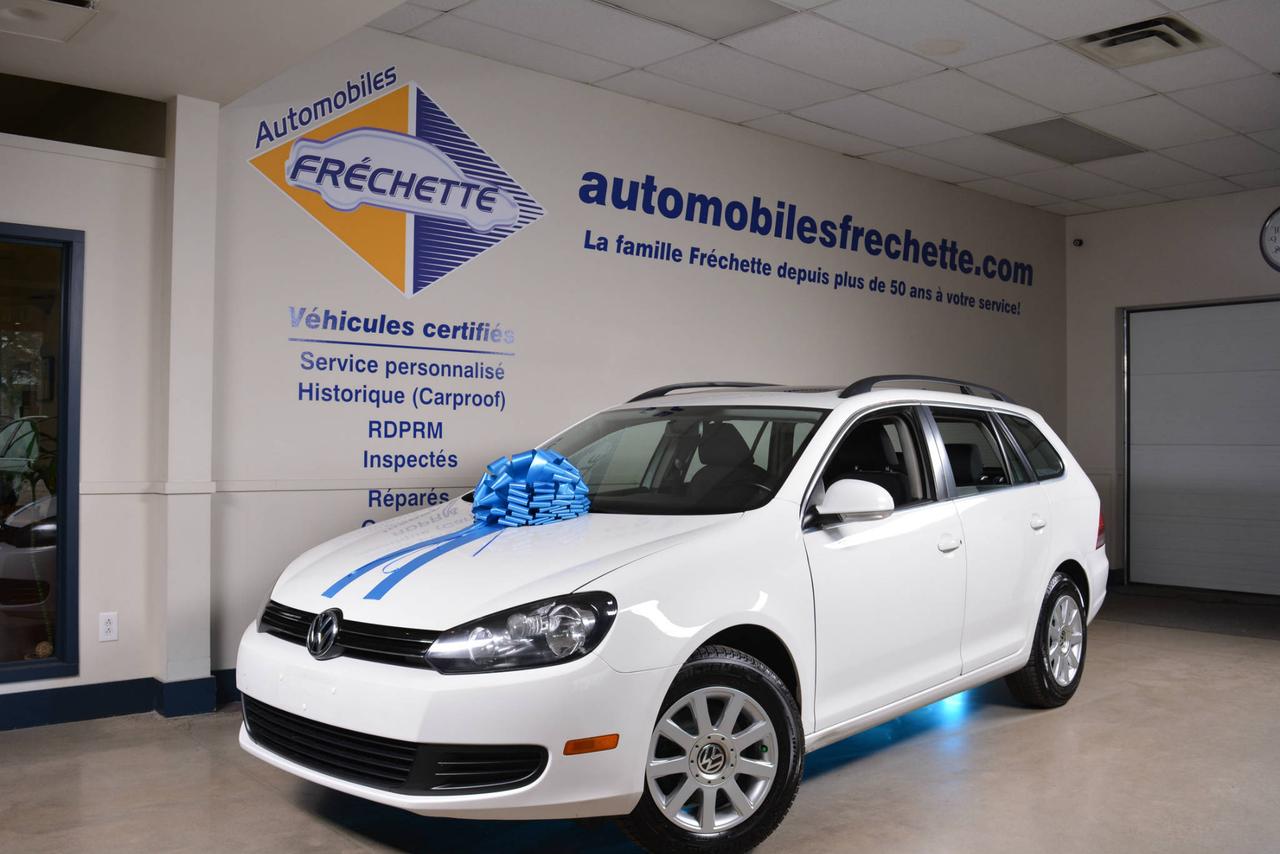 <a href=https://www.automobilesfrechette.com/occasion/Volkswagen-Golf_Wagon-2012.html>https://www.automobilesfrechette.com/occasion/Volkswagen-Golf_Wagon-2012.html</a>

* Inspection complète et esthétique inclus * CarProof : Aucun accident * Golf Wagon Comfortline * #Toit ouvrant panoramique# * #Groupe multimédia# * Transmission automatique 6 vitesses #Tiptronic# * Traction avant * Moteur I5 2.5L * Roues en alliage * Sièges chauffants * Rétroviseurs chauffants * Régulateur de vitesse * Climatisation * Lecteur CD * Prise auxiliaire * #Bluetooth# * Radio satellite #Sirius XM# * Financement disponible * Financement commercial disponible 

* Nous prenons les échanges * Gratuit : venez faire évaluer votre véhicule 

* www.automobilesfrechette.com 

* Nous expédions à travers le Canada 

* La famille Fréchette à votre service depuis 59 ans... Partez confiant, roulez longtemps!
