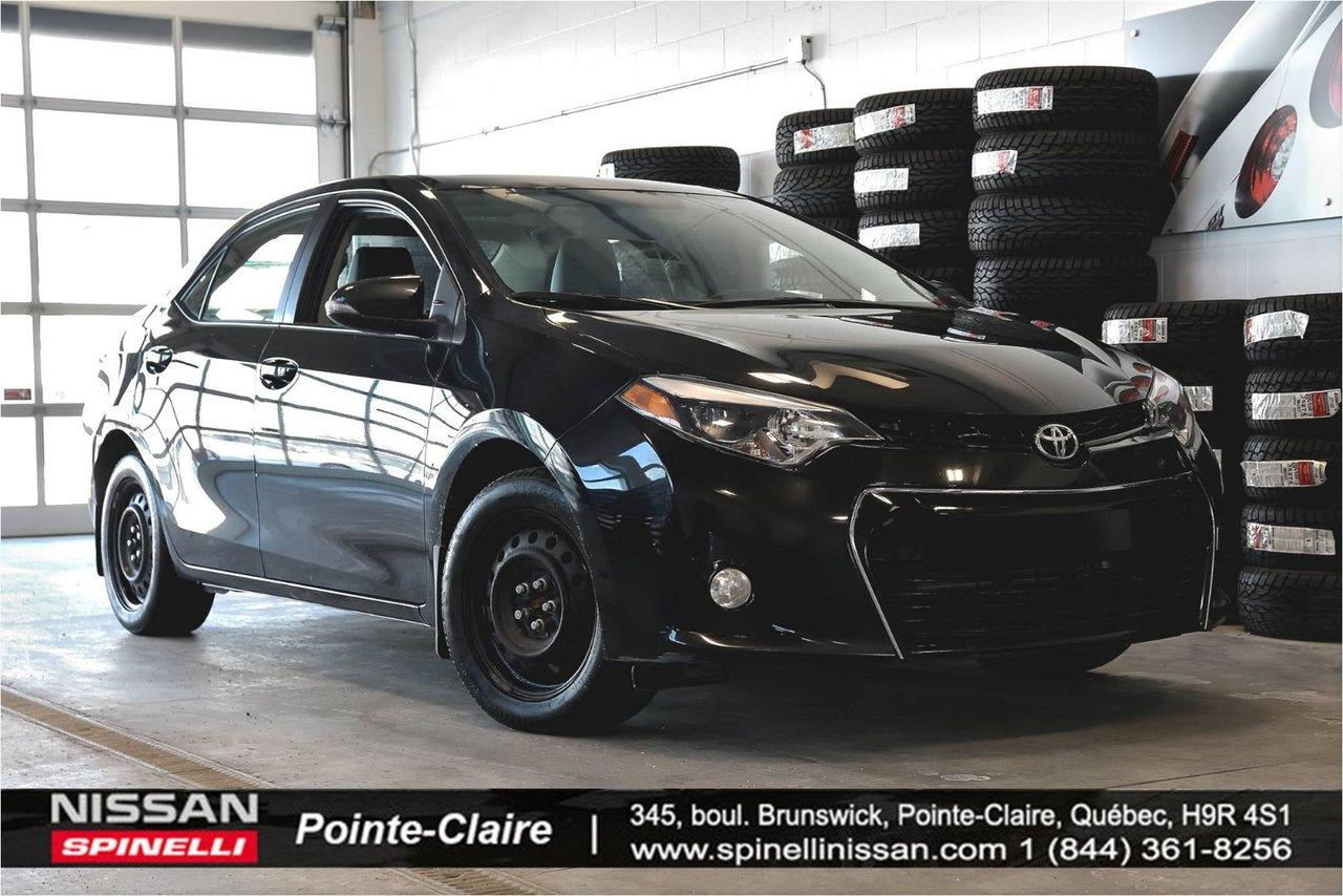 <a href=http://www.spinellinissan.com/occasion/Toyota-Corolla-2014.html>http://www.spinellinissan.com/occasion/Toyota-Corolla-2014.html</a>

Toyota Corolla S UPGRADE PACKAGE TOIT OUVRANT, BLUETOOTH, CUIR, CAMERA DE RECUL 2014Essuie-glaces intermittents, Anti-démarreur, Freins ABS, Contrôle de stabilité, Coussin gonflable conducteur, Coussins gonflables latéraux, Lecteur MP3, Volant ajustable, Tapis protecteurs, Rétroviseur électrique, Direction assistée, Rétroviseurs chauffants, Coussins gonflables arrière pour la tête, Freins à disque, Antipatinage, Verrous de sécurité pour enfants, Sièges baquets, Technologie Bluetooth intégrée