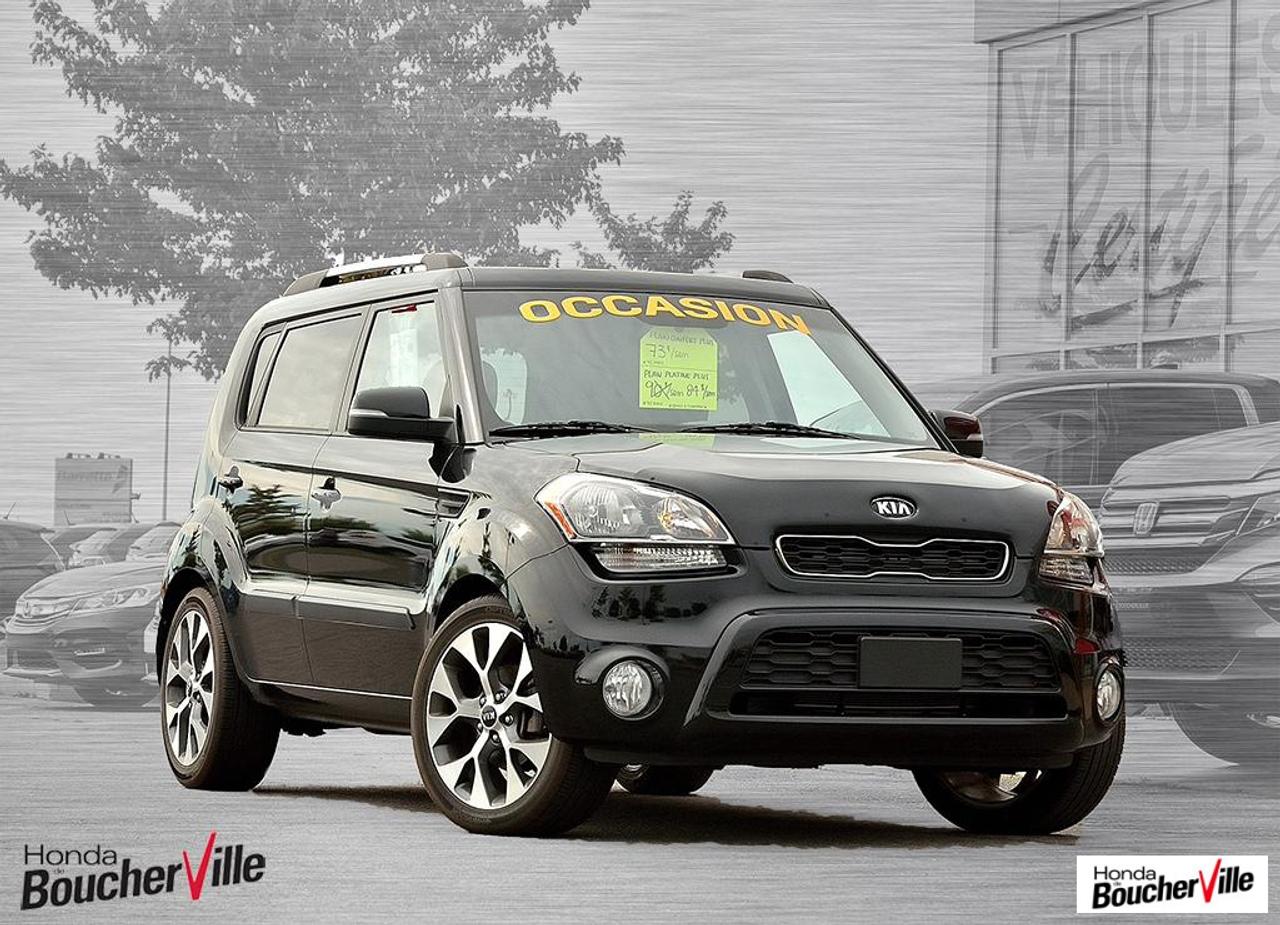 <a href=https://www.autoaubaine.com/Kia-Soul-c6587991.html>https://www.autoaubaine.com/Kia-Soul-c6587991.html</a>

Kia Soul 48 362 Km Ac Sieges Chauffants Mags Bluetooth 2013\n\nRégulateur de vitesse, Toit ouvrant, Essuie-glaces intermittents, Essuie-glace arrière, Anti-démarreur, Freins ABS, Contrôle de stabilité, Coussin gonflable conducteur, Lecteur CD, Lecteur MP3, Miroirs chauffants, Portes électriques, Tachymètre, Vitres électriques, Air climatisé, Commandes audio au volant, Sièges chauffants, Volant ajustable, Tapis protecteurs, Vitres teintées, Radio satellite, Ordinateur de bord, Horloge, Radio AM/FM, Direction assistée, Télédéverrouillage, Banquette arrière divisé, Rétroviseurs électriques, Jantes en alliage, Antipatinage, Phares antibrouillards, Coussins gonflables, Verrous de sécurité pour enfants, Dégivreur de lunette arrière, Miroirs ajustables de lintérieur, Sièges baquets, Technologie Bluetooth intégrée\n\n