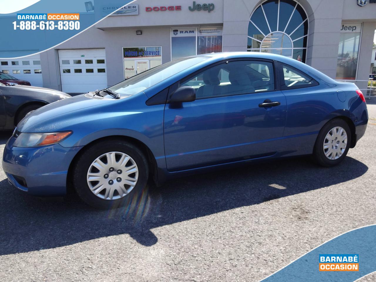 <a href=https://www.barnabe.ca/occasion/Honda-Civic-2007.html>https://www.barnabe.ca/occasion/Honda-Civic-2007.html</a>

HONDA CIVIC COUPE 2007 

~ AUTOMATIQUE ~ 

GROUPE ÉLECTRIQUE, 
LECTEUR CD, 
RADIO AM/FM, 
ENJOLIVEURS, 
VOLANT AJUSTABLE, 
DOSSIERS RABATTABLES 
ET BIEN PLUS !! 

CE HONDA POSSÈDE UN MOTEUR DE 1.8L RECONNU POUR SON ÉCONOMIE DESSENCE ET SA FIABILITÉ!! SON CONFORT AINSI QUE SA COMMODITÉ SERA VOUS PLAIRE À COUP SUR !! VENEZ DÈS AUJOURDHUI POUR EN FAIRE LESSAI ROUTIER !!


~ POUR PRENDRE RENDEZ-VOUS POUR UN ESSAI ROUTIER OU POUR OBTENIR PLUS DE DÉTAILS, VOUS POUVEZ COMMUNIQUER AU : 450-245-3313. 


NOUS REPRENONS TOUS VOS ÉCHANGES, MOTO - VTT - BATEAU - ROULOTTE - MOTORISÉ!!