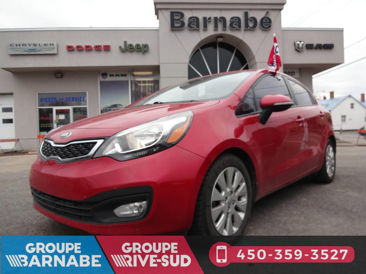 <a href=https://www.barnabe.ca/occasion/Kia-Rio-2015.html>https://www.barnabe.ca/occasion/Kia-Rio-2015.html</a>

KIA RIO LX 2015 AUTOMATIQUE


TOIT OUVRANT, 
LECTEUR CD,
AIR CLIMATISÉ,
RÉGULATEUR DE VITESSE, 
PORT USB/AUX,
SIÈGES CHAUFFANTS,
BLUETOOTH,
CONTRÔLES AU VOLANT,
FENÊTRES ÉLECTRIQUES, 
JANTES EN ALLIAGES,
PHARES ANTIBROUILLARD,
ET BIEN PLUS!!!


~ POUR PRENDRE RENDEZ-VOUS POUR UN ESSAI ROUTIER OU POUR OBTENIR PLUS DE DÉTAILS, VOUS POUVEZ COMMUNIQUER AU : 450-245-3313. 

PRIX ÉTABLI AVEC UN FINANCEMENT À TAUX RÉGULIER! ~1ERE, 2E ET 3E CHANCE AU CRÉDIT!! AUCUN CAS REFUSÉ!! FINANCEMENT ET GARANTIE DISPONIBLE SUR PLACE!! 

NOUS REPRENONS TOUS VOS ÉCHANGES, MOTO - VTT - BATEAU - ROULOTTE - MOTORISÉ!!
