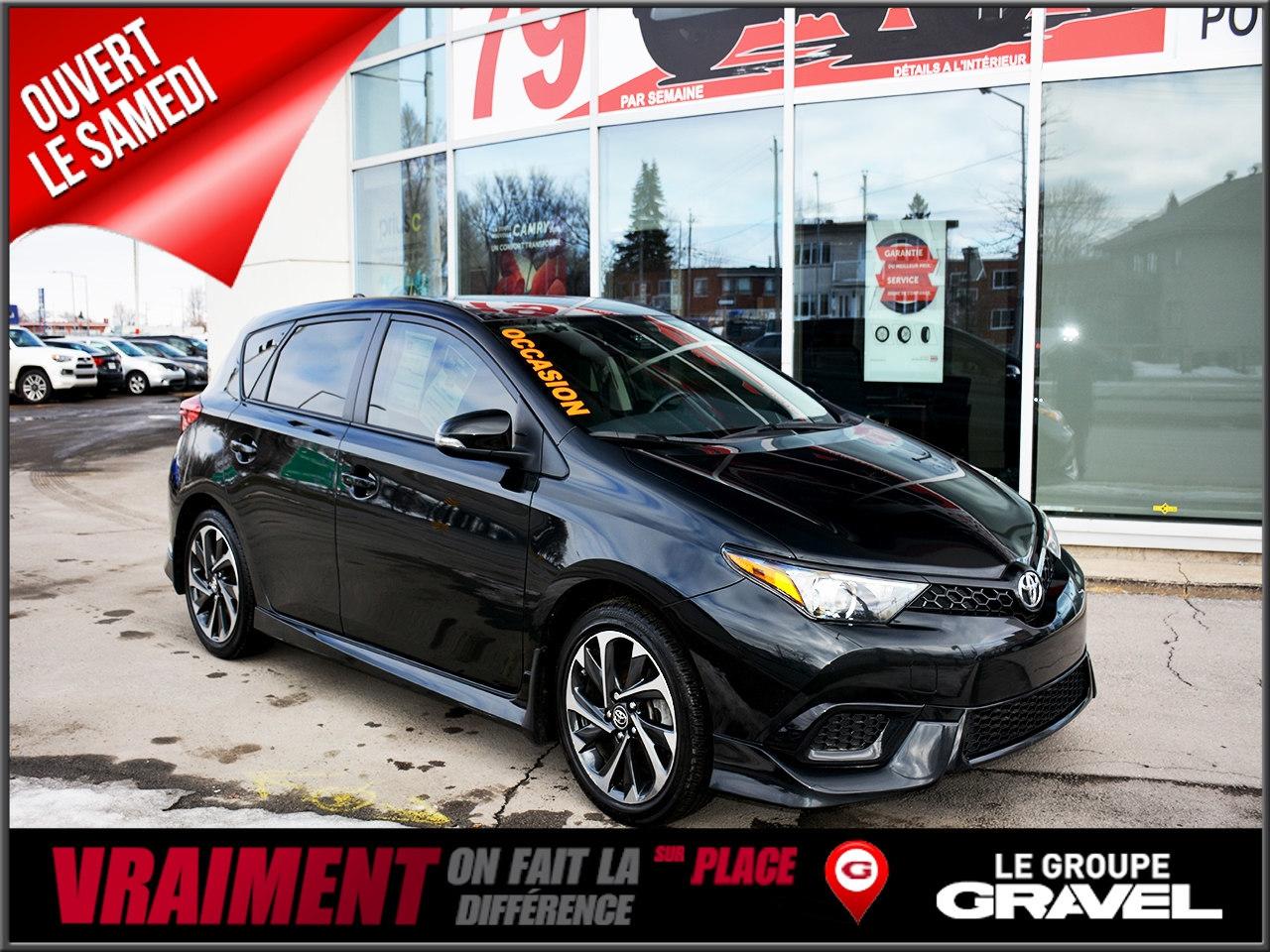Used 2017 Toyota Corolla iM T.équipé Bluetooth for sale in St-Léonard, QC