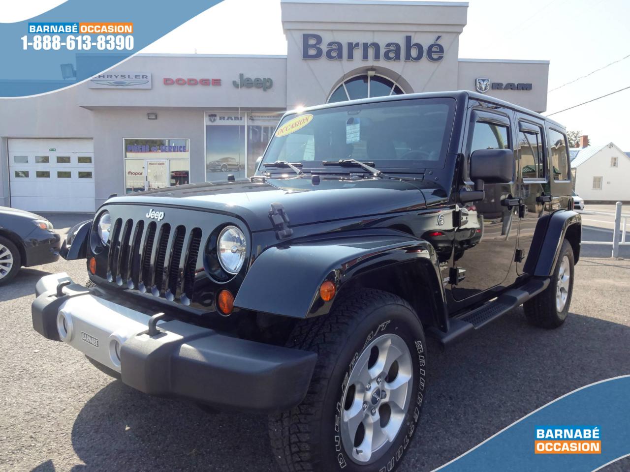 Used 2013 Jeep Wrangler UNLIMITED SAHARA 2 TOITS DEMARREUR A DIS for sale in Napierville, QC