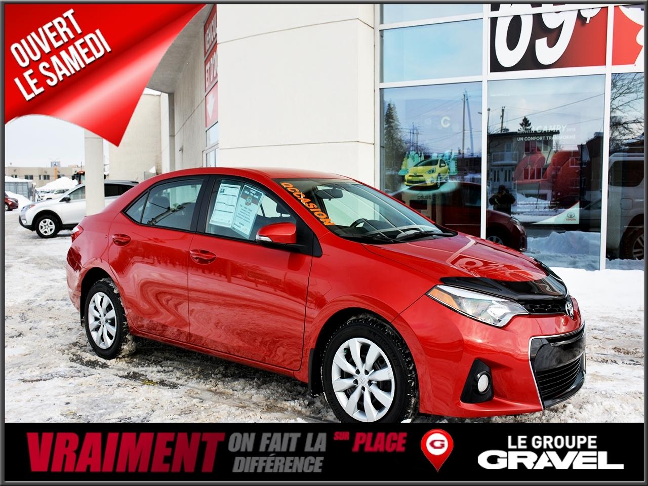 Used 2015 Toyota Corolla S Sport Bluetooth for sale in St-Léonard, QC