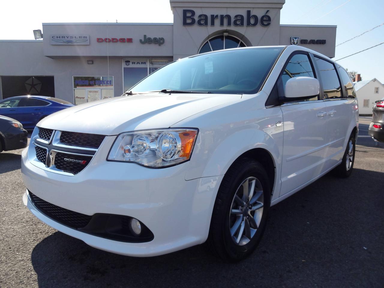 <a href=https://www.barnabe.ca/occasion/Dodge-Grand_Caravan-2014.html>https://www.barnabe.ca/occasion/Dodge-Grand_Caravan-2014.html</a>

DODGE GRAND CARAVAN 2014 

~ 30ieme ANNIVERSAIRE ~

SIÈGES CUIR/SUÈDE, 
SIÈGES ÉLECTRIQUES, 
SUPER CONSOLE, 
BLUETOOTH,
CLIMATISATION TRI-ZONES, 
STOW N GO, 
PHARES ANTIBROUILLARD, 
JANTES EN ALUMINIUM,
ET BIEN PLUS !!! 

CETTE GRAND CARAVAN EST GRANDEMENT RECHERCHÉE POUR SON HABITACLE SPACIEUX AU MULTI-RANGEMENT, SA PUISSANCE DE 283 HP ET 260 LBS DE COUPLE PERMETTANT UNE CONDUITE AHURISSANTE. SA FIABILITÉ, SA CONDUITE AGRÉABLE AINSI QUE SA COMMODITÉ VOUS CHARMERA À COUP SUR !! 


~ POUR PRENDRE RENDEZ-VOUS POUR UN ESSAI ROUTIER OU POUR OBTENIR PLUS DE DÉTAILS, VOUS POUVEZ COMMUNIQUER AU : 450-245-3313. 

PRIX ÉTABLI AVEC UN FINANCEMENT À TAUX RÉGULIER! ~1ERE, 2E ET 3E CHANCE AU CRÉDIT!! AUCUN CAS REFUSÉ!! FINANCEMENT ET GARANTIE DISPONIBLE SUR PLACE!! 

NOUS REPRENONS TOUS VOS ÉCHANGES, MOTO - VTT - BATEAU - ROULOTTE - MOTORISÉ!!