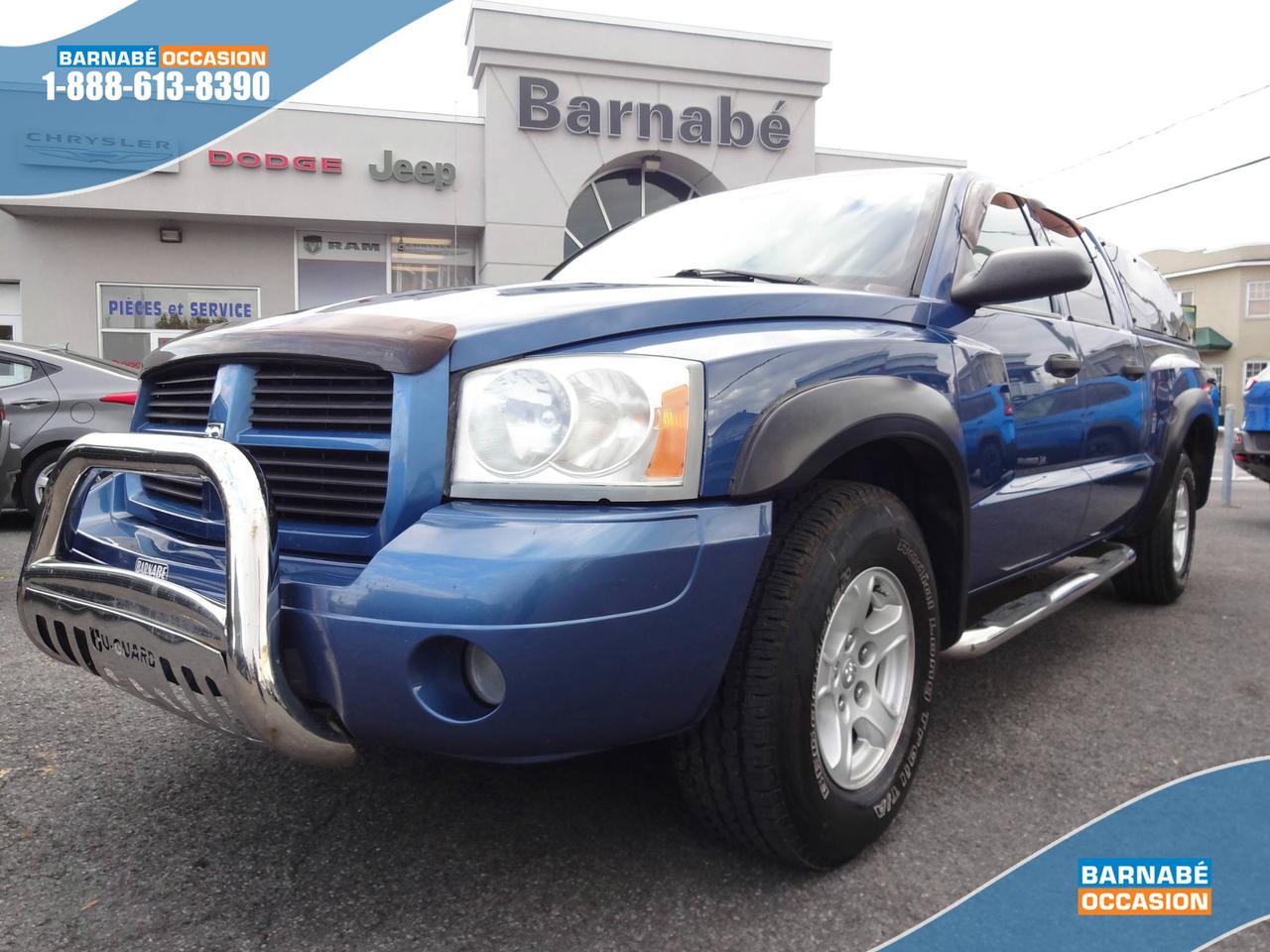 <a href=https://www.barnabe.ca/occasion/Dodge-Dakota-2006.html>https://www.barnabe.ca/occasion/Dodge-Dakota-2006.html</a>

DODGE DAKOTA 2006 RWD 

~ LOOK UNIQUE ~ 

AIR CLIMATISÉ, 
RÉGULATEUR DE VITESSE, 
VITRES ÉLECTRIQUES, 
ENTRÉE AUXILIAIRE, 
RADIO AM/FM, 
SIÈGE ÉLECTRIQUE, 
LUMIÈRE CARGO, 
MARCHE-PIED. 
PUSH BAR, 
ATTACHE-REMORQUE, 
BEDLINER, 
JANTES, 
DÉFLECTEUR, 
PHARES ANTIBROUILLARD, 
BOITE FIBROBEC 
ET BIEN PLUS !!! 

~ VÉHICULE VENDU TEL QUEL ~

~ POUR PRENDRE RENDEZ-VOUS POUR UN ESSAI ROUTIER OU POUR OBTENIR PLUS DE DÉTAILS, VOUS POUVEZ COMMUNIQUER AU : 450-245-3313. 

NOUS REPRENONS TOUS VOS ÉCHANGES, MOTO - VTT - BATEAU - ROULOTTE - MOTORISÉ!!
