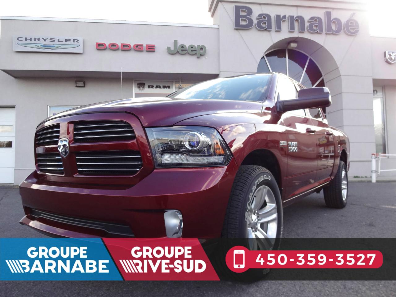 Used 2017 Ram 1500 CREW CAB SPORT 4X4 for sale in Napierville, QC
