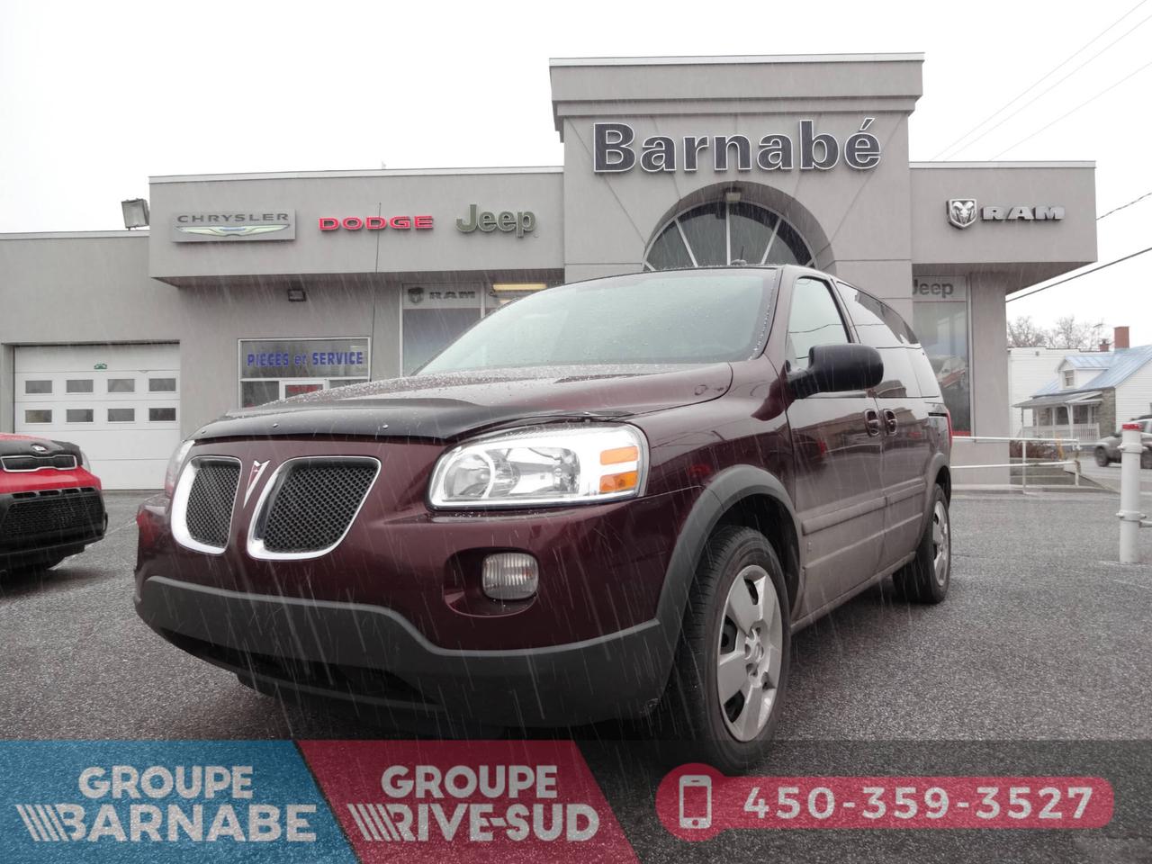<a href=https://www.barnabe.ca/occasion/Pontiac-Montana-2008.html>https://www.barnabe.ca/occasion/Pontiac-Montana-2008.html</a>

NOUVEL ARRIVAGE

PONTIAC MONTANA SV6 2008
ROUGE 
GROUPE ELECTRIQUE
AIR CONDITIONNÉ
SEPT PASSAGERS 
ET BIEN PLUS ENCORE !!!


~ POUR PRENDRE RENDEZ-VOUS POUR UN ESSAI ROUTIER OU POUR OBTENIR PLUS DE DÉTAILS, VOUS POUVEZ COMMUNIQUER AU : 450-245-3313. 

PRIX ÉTABLI AVEC UN FINANCEMENT À TAUX RÉGULIER! ~1ERE, 2E ET 3E CHANCE AU CRÉDIT!! AUCUN CAS REFUSÉ!! FINANCEMENT ET GARANTIE DISPONIBLE SUR PLACE!! 

NOUS REPRENONS TOUS VOS ÉCHANGES, MOTO - VTT - BATEAU - ROULOTTE - MOTORISÉ!!