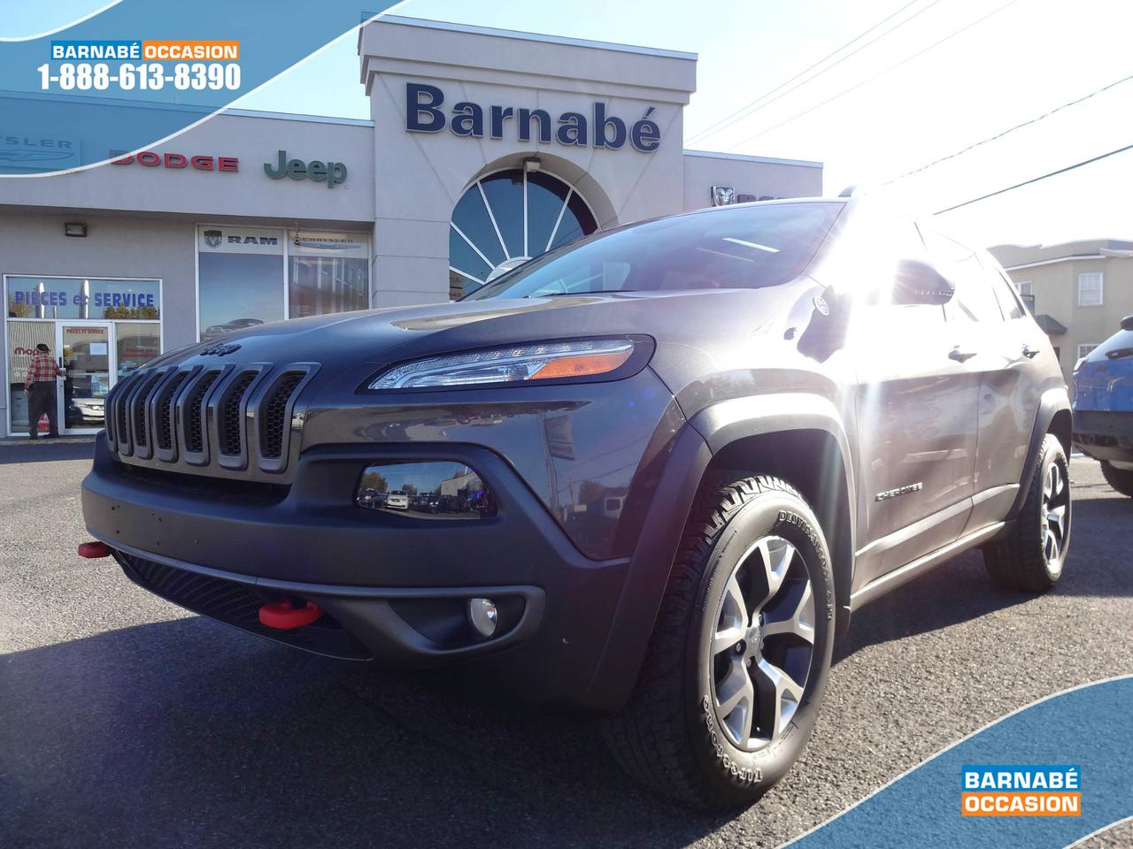 <a href=https://www.barnabe.ca/occasion/Jeep-Cherokee-2016.html>https://www.barnabe.ca/occasion/Jeep-Cherokee-2016.html</a>

JEEP CHEROKEE TRAILHAWK 4X4 2016

TOIT OUVRANT,
SIÈGE ÉLECTRIQUE, 
SIÈGES ET VOLANT CHAUFFANTS, 
DÉMARREUR À DISTANCE, 
ÉCRAN 8.4 POUCES, 
JANTES EN ALLIAGES, 
PHARES ANTIBROUILLARD 
ET BIEN PLUS !!! 

LE CHEROKEE TRAILHAWK VOUS PROPOSE LE MEILLEUR DU STYLE ET DE LA VALEUR! 

ÉQUIPÉ DE ROUES NOIR BRILLANTES, DACCENTS EXTÉRIEURS NOIRS, DE VITRES TEINTÉES ET DUN ÉLÉGANT INTÉRIEUR, LE CHEROKEE VOUS OFFRE UNE VALEUR ASSURÉE QUI EST IMPOSSIBLE DÊTRE IGNORÉ. 

UN ESSAI ROUTIER VOUS CHARMERA ! 


~ POUR PRENDRE RENDEZ-VOUS POUR UN ESSAI ROUTIER OU POUR OBTENIR PLUS DE DÉTAILS, VOUS POUVEZ COMMUNIQUER AU : 450-245-3313. 

PRIX ÉTABLI AVEC UN FINANCEMENT À TAUX RÉGULIER! ~1ERE, 2E ET 3E CHANCE AU CRÉDIT!! AUCUN CAS REFUSÉ!! FINANCEMENT ET GARANTIE DISPONIBLE SUR PLACE!! 

NOUS REPRENONS TOUS VOS ÉCHANGES, MOTO - VTT - BATEAU - ROULOTTE - MOTORISÉ!!