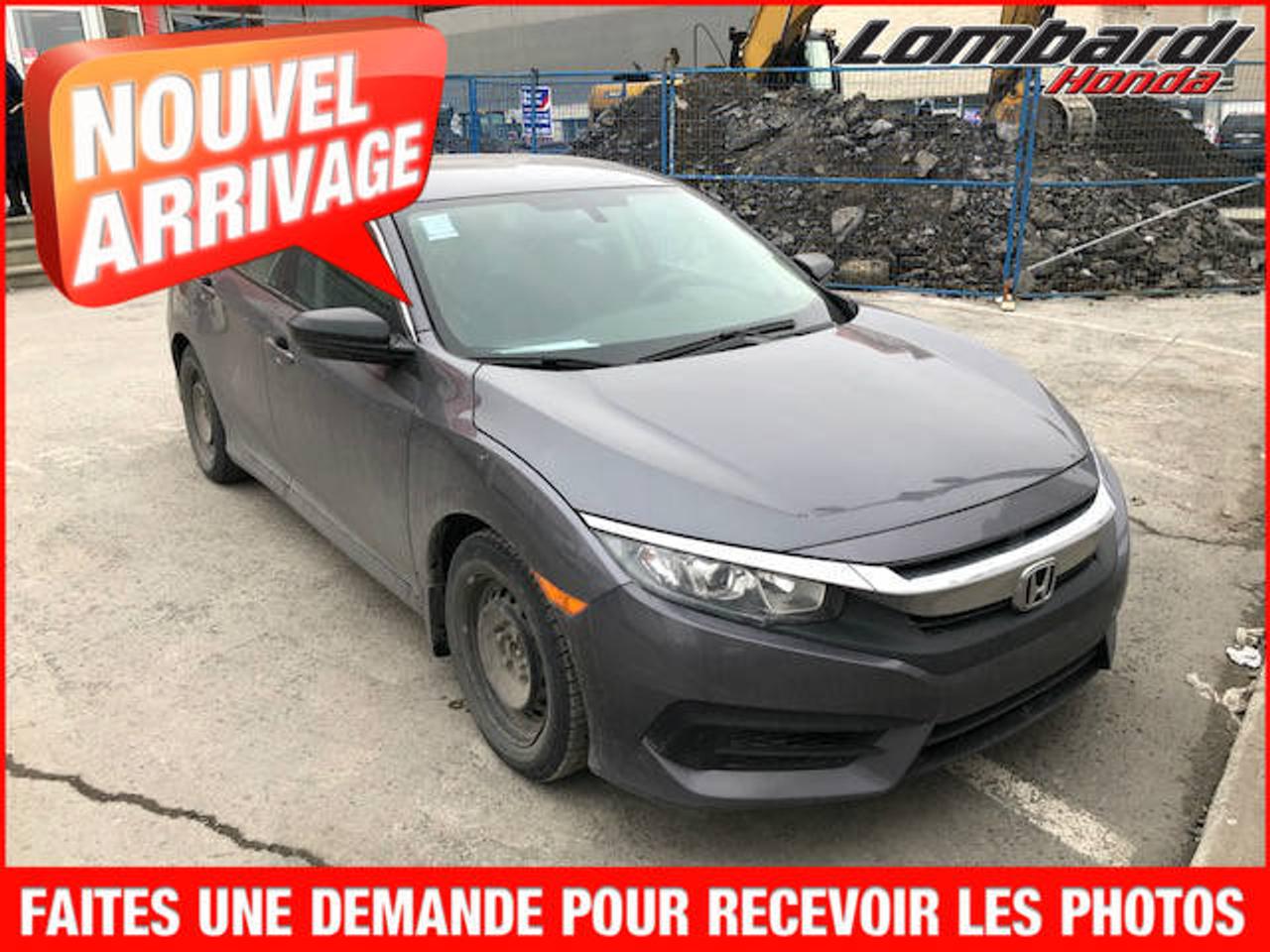 <a href=https://www.lombardihonda.com/occasion/Honda-Civic-2016.html>https://www.lombardihonda.com/occasion/Honda-Civic-2016.html</a>

Modèle le plus populaire de l été 
***INSPECTÉ ET RECONDITIONNÉ*** À QUI LA CHANCE***
CIVIC DX 2016
 GARANTIE  5 ANS/100000 KM, INSPECTÉ ET RECONDITIONNÉ, AVEC A/C, CRUISE CONTROL, BLUETOOTH,CAMÉRA DE RECUL, PORT USB... FINANCEMENT FACILE ET RAPIDE, À QUI LA CHANCE ! ET SURTOUT CERTIFIÉ

LES VÉHICULES CERTIFIÉ HONDA (Les véhicules certifiés Honda doivent subir un examen approfondi qui comprend 100 points d inspection mécanique et d apparence par des techniciens formés en usine)

Les véhicules d occasion Honda sont hautement recherchés grâce a la qualité, la durabilité et surtout la fiabilité exceptionnelles, sur lesquelles Honda a fondé sa réputation!

NOS CONSEILLERS SONT LA POUR VOUS !!!