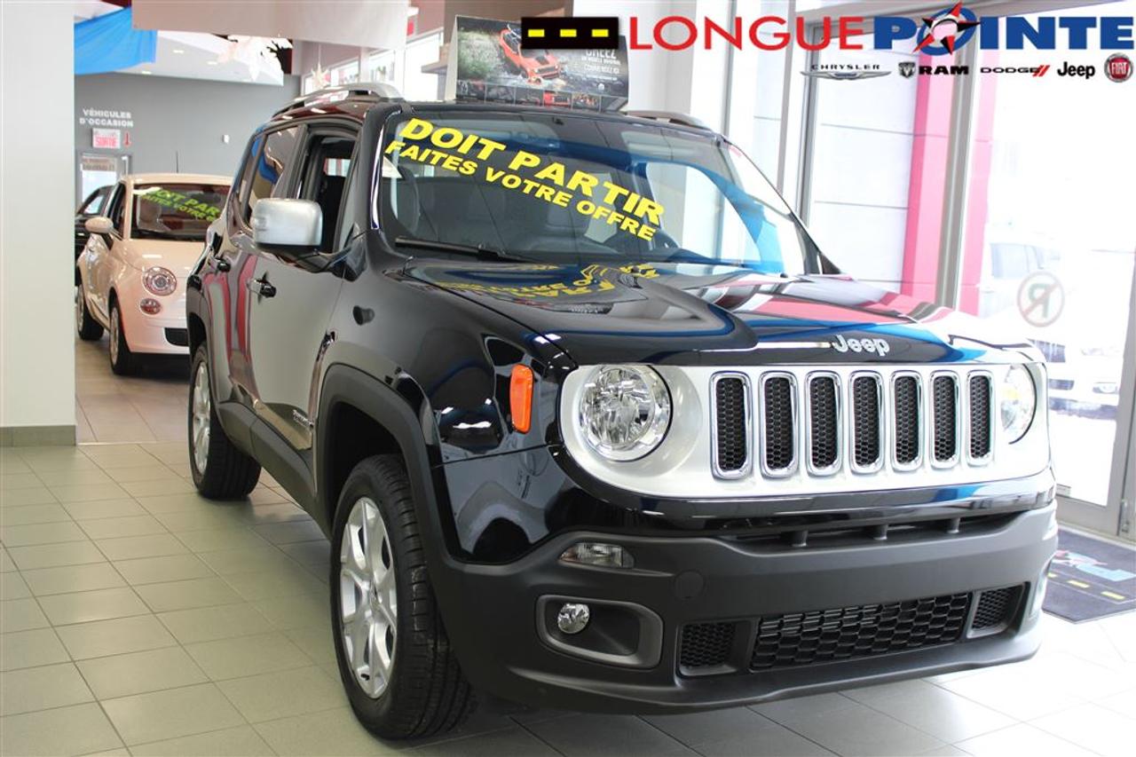 <a href=https://www.autoaubaine.com/Jeep-Renegade-c7027195.html>https://www.autoaubaine.com/Jeep-Renegade-c7027195.html</a>

Véhicules de démonstration, plusieurs avec très peu de kilométrage, soit de 130 kms à 9337 kms.    Liquidation totale de véhicules de démonstration, réduction de prix incroyable allant jusquà $ 16 617.00.  Aucune offre raisonnable refusé, aucune, même en bas du prix coûtant.    Plus de 120 véhicules disponibles pour cette liquidation, tout doit être vendu avant la fin de 2017.