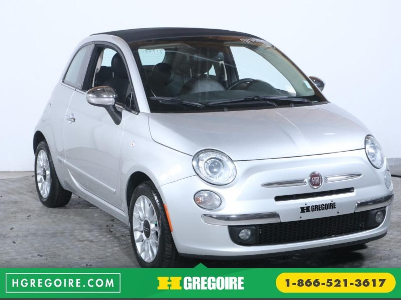 <a href=https://www.autoaubaine.com/Fiat-500-c6999062.html>https://www.autoaubaine.com/Fiat-500-c6999062.html</a>

Fiat 500 Lounge Convertible Auto A/c Cuir Mags 2013

Freins ABS, Lecteur MP3, Miroirs chauffants, Volant ajustable, Radio satellite, Volant gain de cuir, Antipatinage, Phares antibrouillards

ECONOMISER 14 400$! BAS KILOMÉTRAGE, JAMAIS ACCIDENTÉ, Bluetooth, Aucun frais caché, Taux dintérêt imbattable! Ouvert 7 jours. Inspection en plus de 125 points et rigoureux processus de remise à neuf. Satisfaction garantie de 3 jours ou argent remis et privilège déchange 30 jours. Obtenez le meilleur taux de financement et même une 2e ou 3e chance au crédit. Pour plus dinformation sur cette voiture et pour obtenir le rapport dhistorique CarProof gratuitement, visitez https://www.hgregoire.com/fr-stk/919485. *Prix du manufacturier neuf (23 395$)