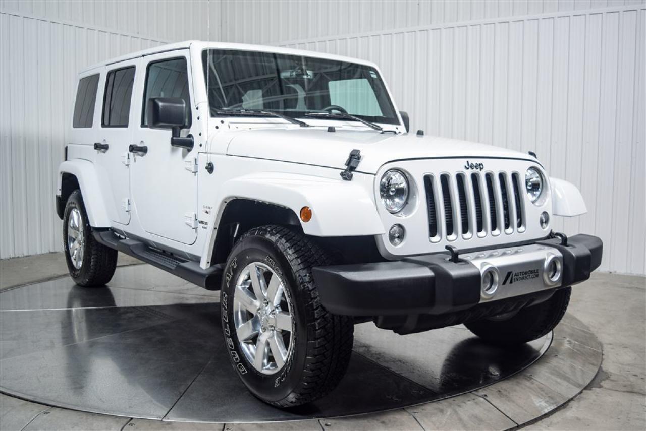 Used 2017 Jeep Wrangler Unltd 4x4 Mags Nav for sale in St-Hubert, QC