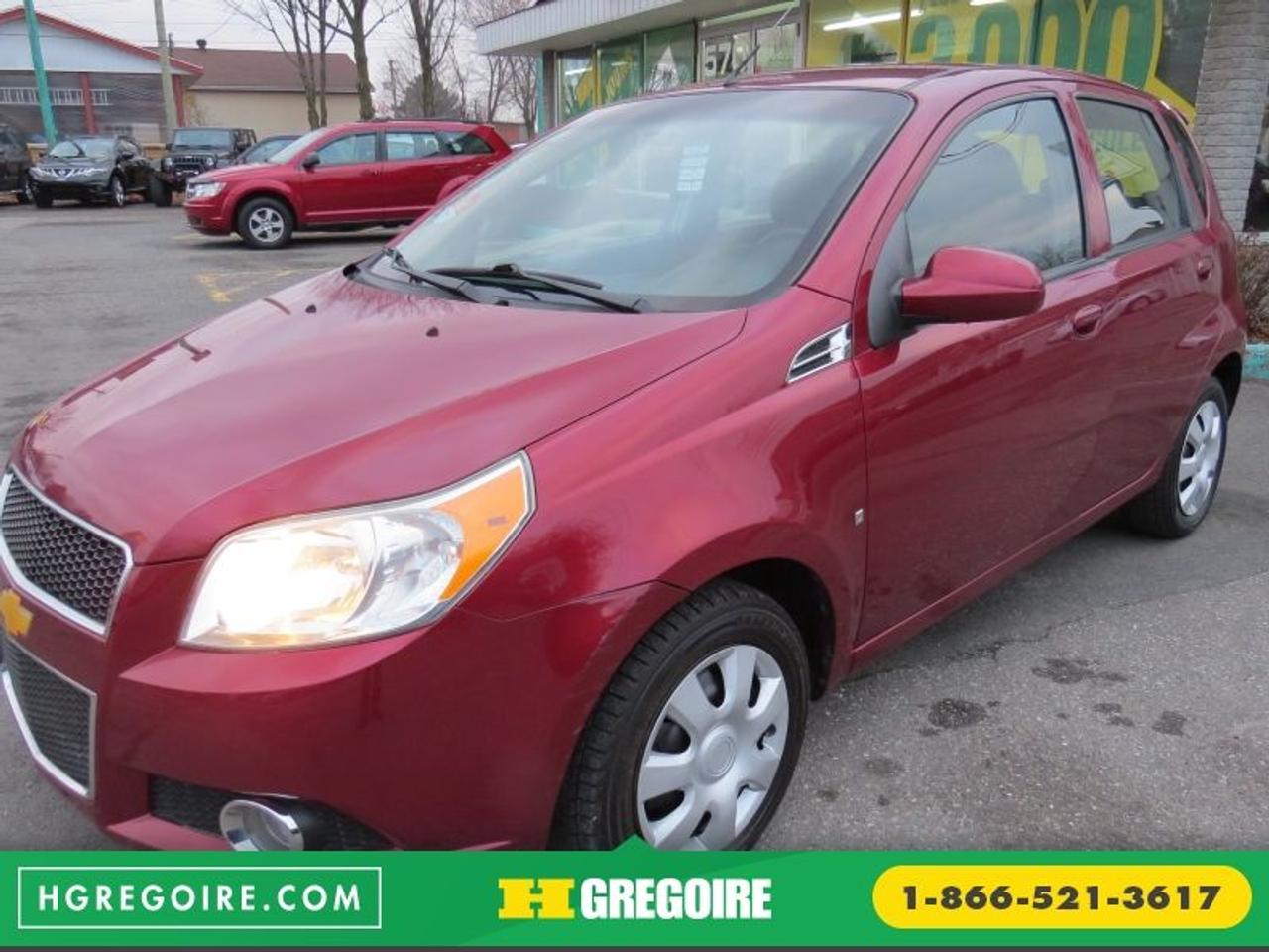 <a href=https://www.autoaubaine.com/Chevrolet-Aveo-c6941142.html>https://www.autoaubaine.com/Chevrolet-Aveo-c6941142.html</a>

Chevrolet Aveo Ls Aut,a/c,5 Pass 2009

Lecteur MP3, Volant ajustable, Aileron, Phares antibrouillards

ECONOMISER 9 275$! BAS KILOMÉTRAGE, Aucun frais caché, Taux dintérêt imbattable! Ouvert 7 jours. Inspection en plus de 125 points et rigoureux processus de remise à neuf. Satisfaction garantie de 3 jours ou argent remis et privilège déchange 30 jours. Obtenez le meilleur taux de financement et même une 2e ou 3e chance au crédit. Pour plus dinformation sur cette voiture et pour obtenir le rapport dhistorique CarProof gratuitement, visitez https://www.hgregoire.com/fr-stk/V1069. *Prix du manufacturier neuf (13 770$)