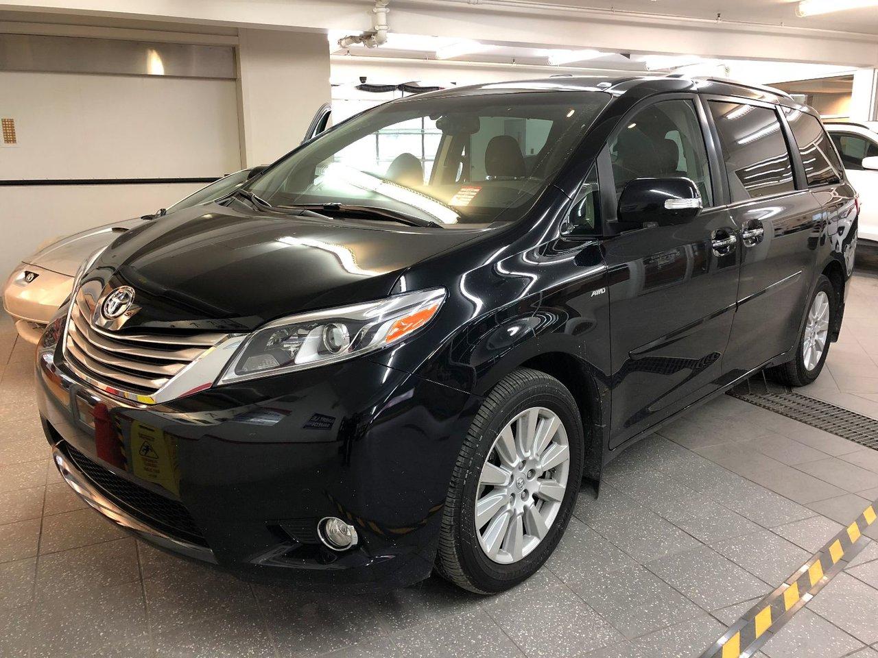 <a href=https://www.autoaubaine.com/Toyota-Sienna-c7018691.html>https://www.autoaubaine.com/Toyota-Sienna-c7018691.html</a>

Toyota Sienna XLE AWD Limited DVD + d?marreur + Protex + Moulures 2017Régulateur de vitesse, Essuie-glaces intermittents, Anti-démarreur, Freins ABS, Contrôle de stabilité, Coussin gonflable conducteur, Coussins gonflables latéraux, Lecteur CD, Lecteur DVD, Lecteur MP3, Intérieur en cuir, Volant ajustable, Moonroof, Tapis protecteurs, Ordinateur de bord, Caméra de recul, Volant gainé de cuir, Phares automatiques, Rétroviseur électrique, Direction assistée, Sièges de troisième rangée, Rétroviseurs chauffants, Siège à réglage électrique, Coussins gonflables arrière pour la tête, Siège conducteur - soutien lombaire, Démarrage sans clé, Freins à disque, Sièges chauffants - Avant, Antipatinage, Phares antibrouillards, Verrous de sécurité pour enfants, Système de surveillance de la pression des pneus, Sièges baquets, Technologie Bluetooth intégrée, Port USB, Aide au stationnement (capteurs), Climatisation arrière, Entreposage Média sur disque dur, Rétroviseur à atténuation automatique, Surveillance de langle mort, Aluminium, Climatisation