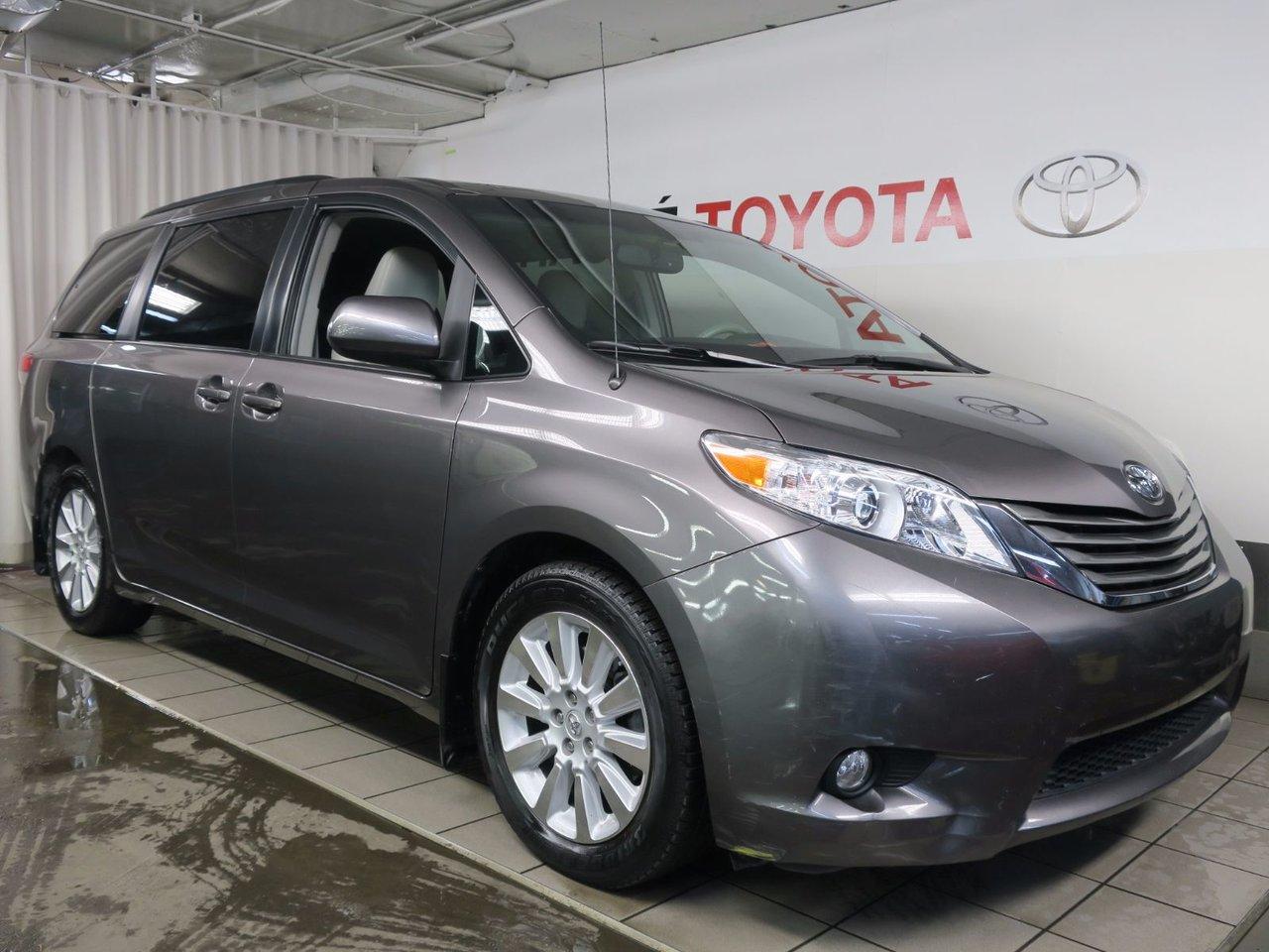 <a href=https://www.autoaubaine.com/Toyota-Sienna-c6938118.html>https://www.autoaubaine.com/Toyota-Sienna-c6938118.html</a>

Toyota Sienna XLE  2014Régulateur de vitesse, Toit ouvrant, Essuie-glace arrière, Freins ABS, Contrôle de stabilité, Coussins gonflables latéraux, 6 Haut-parleurs, Portes électriques, Tachymètre, Vitres électriques, Air climatisé, Intérieur en cuir, Commandes audio au volant, Sièges arrières rabattables, Sièges chauffants, Volant ajustable, Tapis protecteurs, Vitres teintées, Ordinateur de bord, Tout équipé, Caméra de recul, Radio AM/FM, Rétroviseurs, Direction assistée, Télédéverrouillage, Rétroviseurs chauffants, Banquette arrière divisé, Siège à réglage électrique, Démarrage sans clé, Rétroviseurs électriques, Jantes en alliage, Antipatinage, Phares antibrouillards, Support à bagages, Port USB, Chaise style capitaine, Climatiseur automatique