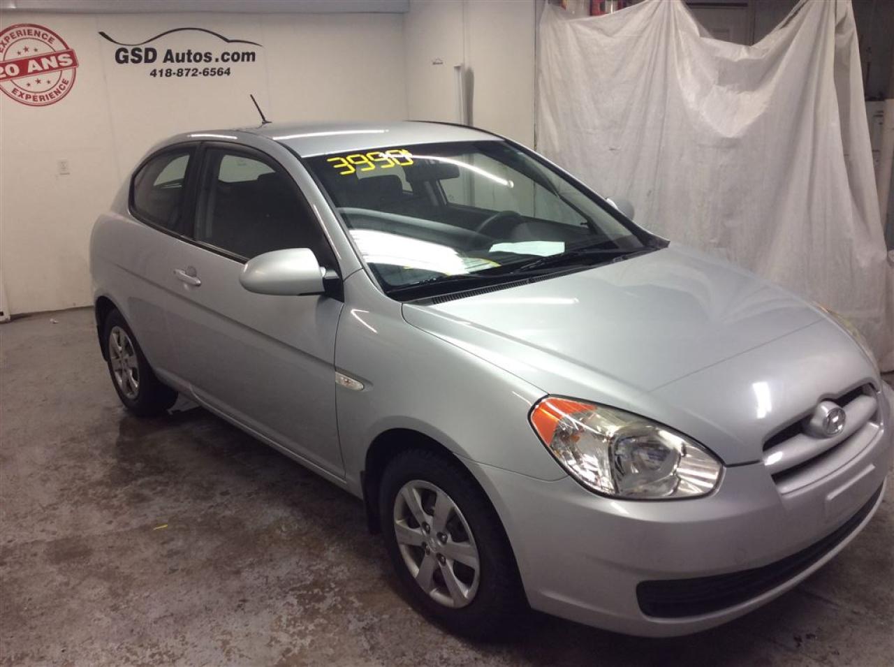 Used 2009 Hyundai Accent L for sale in Ancienne Lorette, QC