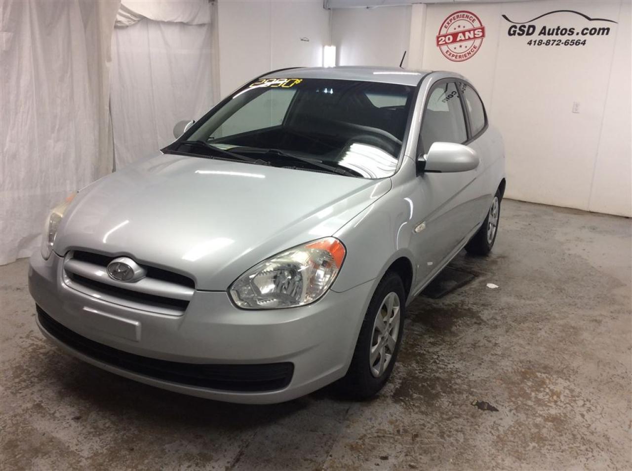Used 2009 Hyundai Accent L for sale in Ancienne Lorette, QC