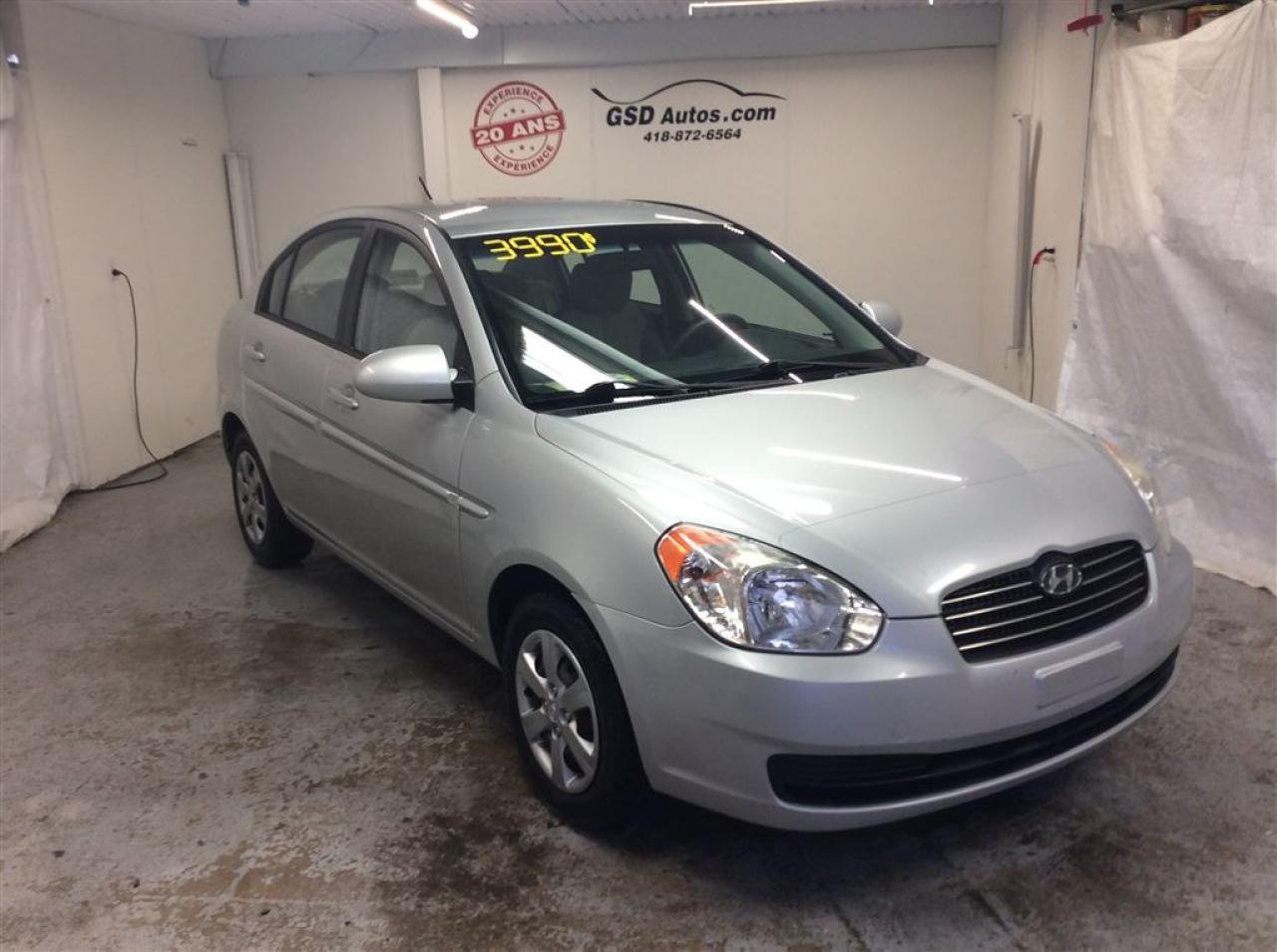 Used 2009 Hyundai Accent GL for sale in Ancienne Lorette, QC