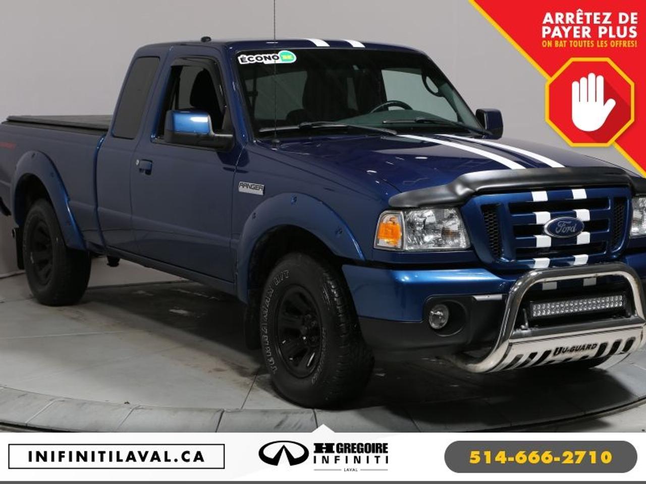 <a href=https://www.autoaubaine.com/Ford-Ranger-c7010117.html>https://www.autoaubaine.com/Ford-Ranger-c7010117.html</a>

Ford Ranger - 2010

Freins ABS, Lecteur MP3, Radio satellite

Aucun frais caché, Taux dintérêt imbattable! Ouvert 7 jours. Inspection en plus de 125 points et rigoureux processus de remise à neuf. Satisfaction garantie de 3 jours ou argent remis et privilège déchange 30 jours. Obtenez le meilleur taux de financement et même une 2e ou 3e chance au crédit. Pour plus dinformation sur cette voiture et pour obtenir le rapport dhistorique CarProof gratuitement, visitez https://www.hgregoire.com/fr-stk/U10152A. *Prix du manufacturier neuf (23 699$)