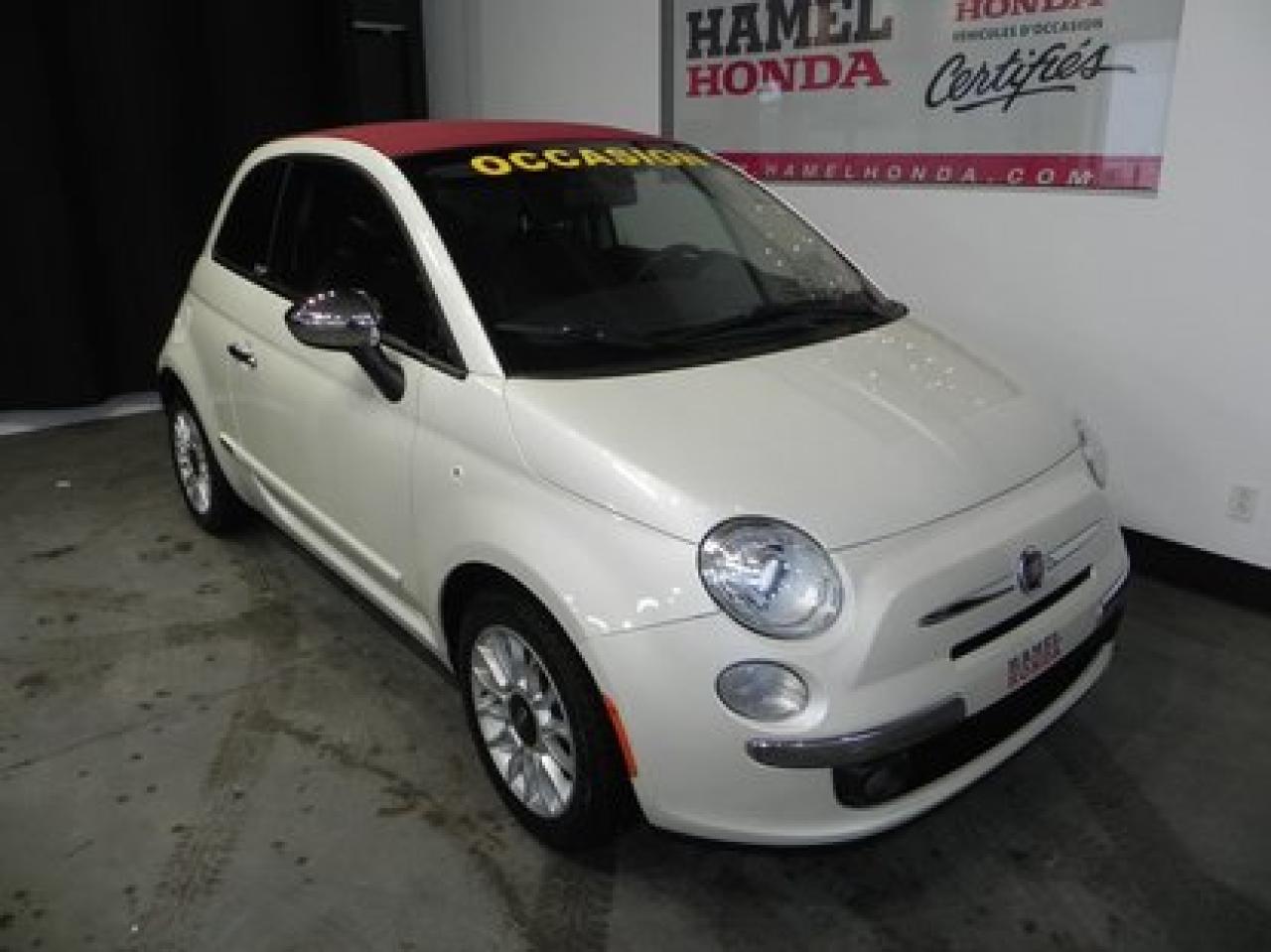 Used 2013 Fiat 500 LOUNGE CONVERTIBLE for sale in St-Eustache, QC