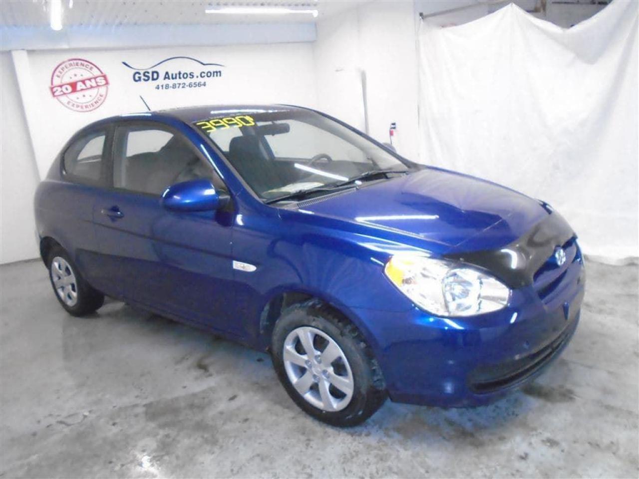 Used 2009 Hyundai Accent L for sale in Ancienne Lorette, QC