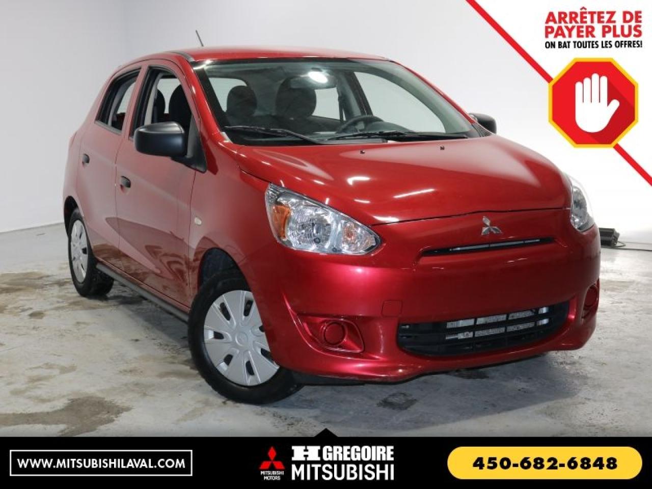 Used 2015 Mitsubishi Mirage Es A/c for sale in St-Léonard, QC