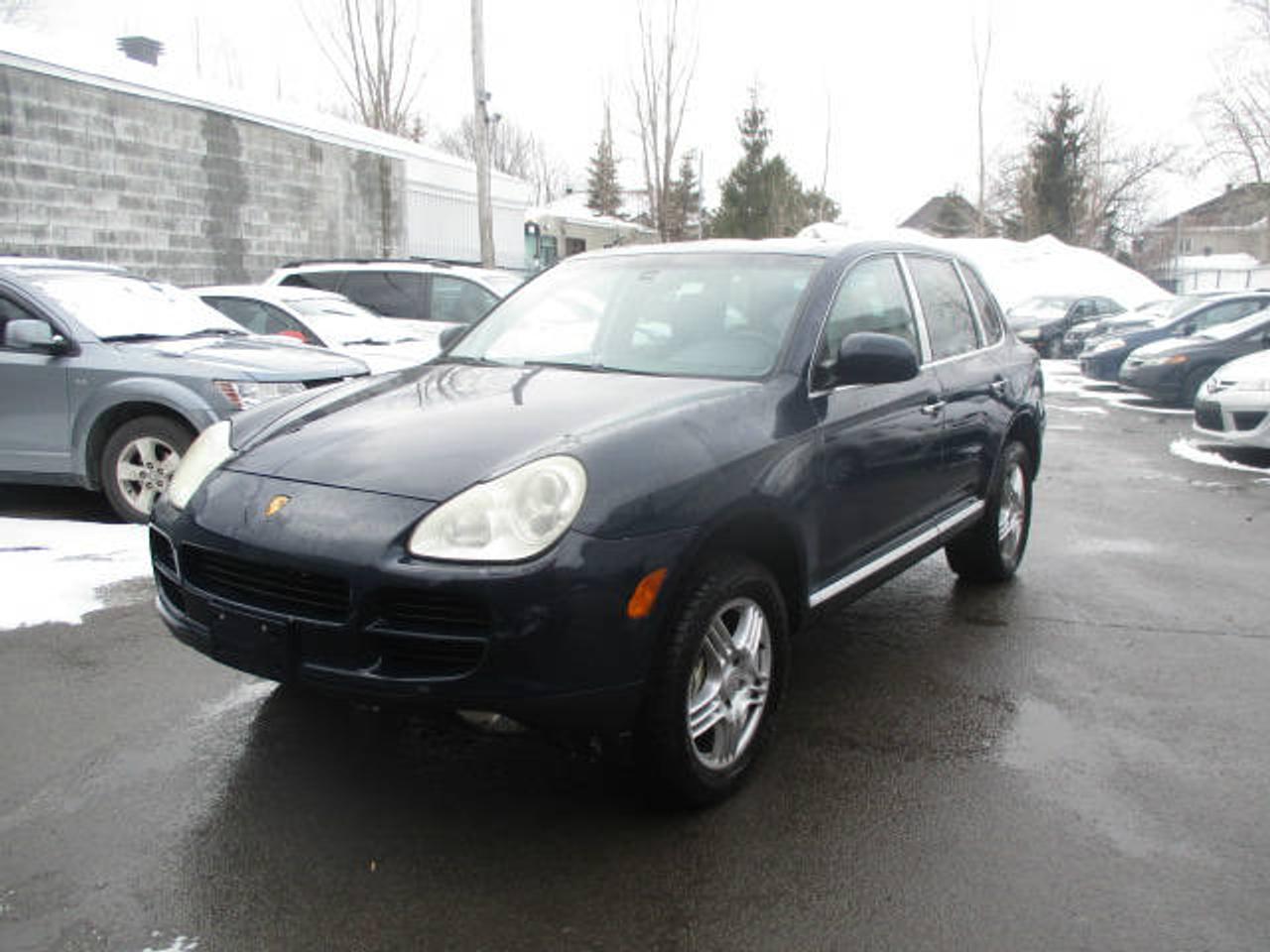 <a href=https://www.autoaubaine.com/Porsche-Cayenne-c7024392.html>https://www.autoaubaine.com/Porsche-Cayenne-c7024392.html</a>

2004 Porche Cayenne S,8 Cyl,4.5 Litres,4x4,Automatique,181 000 KM.
Air Climatise,Groupe Electrique,Radio CD,Interieur Cuir,Toit Ouvrant,
Regulateur De Vitesse,Siege Chauffants et Electrique,Jantes Aluminium.
MEMBRE AMVOQ.
OUVERT DU LUNDI AU SAMEDI.
VISA/MASTERCARD/AMEX/INTÉRAC ACCEPTÉ.
Aucun véhicule provenant de lencan.
5280 Des Laurentides,Laval,H7K2J8.
450 963-8888.
www.autosbb.com