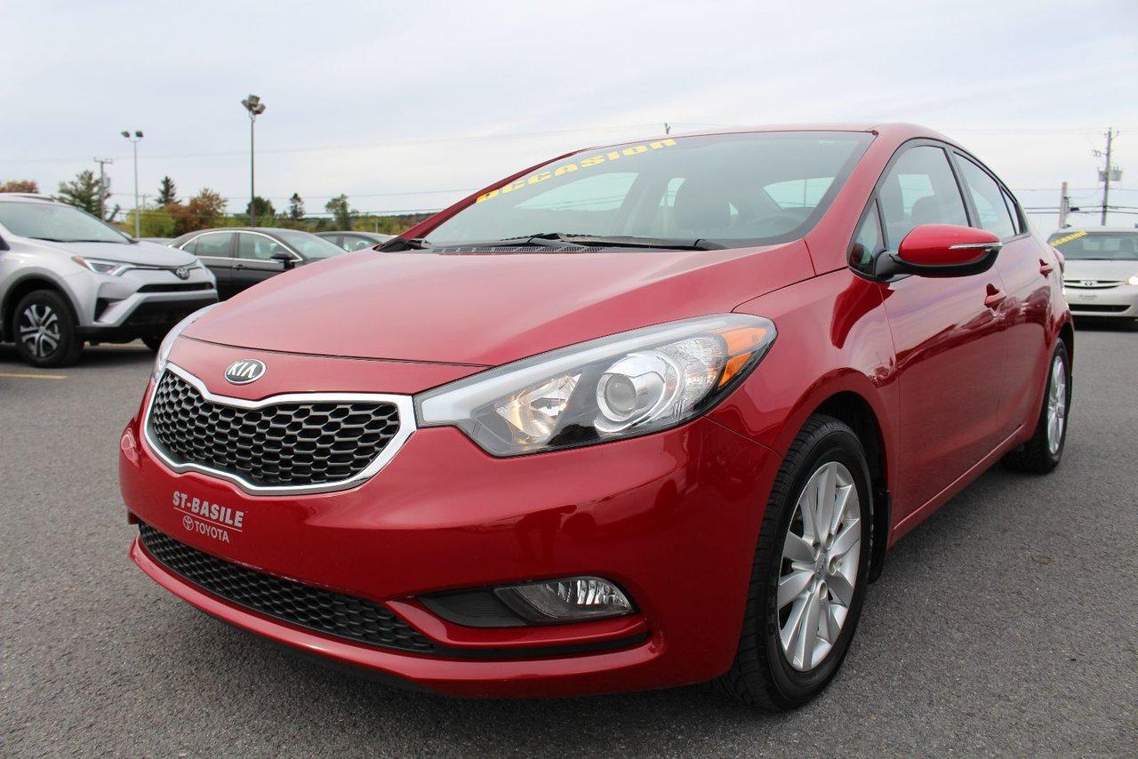 <a href=https://www.autoaubaine.com/Kia-Forte-c6943367.html>https://www.autoaubaine.com/Kia-Forte-c6943367.html</a>

Kia Forte Lx Mags Bluetooth Sièges Chauffants 2014\n\nRégulateur de vitesse, Toit ouvrant, Essuie-glaces intermittents, Anti-démarreur, Freins ABS, Contrôle de stabilité, Coussin gonflable conducteur, Coussins gonflables latéraux, Lecteur CD, Lecteur MP3, 6 Haut-parleurs, Portes électriques, Tachymètre, Vitres électriques, Air climatisé, Commandes audio au volant, Sièges arrières rabattables, Sièges chauffants, Volant ajustable, Tapis protecteurs, Radio AM/FM, Phares automatiques, Rétroviseur électrique, Direction assistée, Télédéverrouillage, Rétroviseurs chauffants, Banquette arrière divisé, Coussins gonflables arrière pour la tête, Sièges tissu, Freins à disque, Rétroviseurs électriques, Jantes en alliage, Antipatinage, Phares antibrouillards, Verrous de sécurité pour enfants, Sièges baquets, Prise Auxiliaire, Technologie Bluetooth intégrée, Port USB\n\nKIA FORTE LX 2014 JANTES EN ALLIAGE, TOIT OUVRANT, BLUETOOTH, CONTROLES AUDIO AU VOLANT, GROUPE ÉLECTRIQUE, CLIMATISEUR, RÉGULATEUR DE VITESSE, MIROIRS CHAUFFANT. UN SEUL PROPRIÉTAIRE, JAMAIS ACCIDENTÉ, FICHE DENTRETIEN COMPLÈTE. INSPECTION AVEC RAPPORT DE CONDITION POUR TOUT NOS VÉHICULES USAGÉS. CARPROOF SUR DEMANDE. GARANTIE PROLONGÉE DISPONIBLE. LA MEILLEUR ALLOCATION POUR VOTRE ÉCHANGE. TOUTES LES MARQUES DISPONIBLES. ÉCONOMISEZ PLUS AVEC ST-BASILE TOYOTA, VOTRE CONCESSIONAIRE DE LA RIVE-SUD DE MONTRÉAL. FINANCEMENT FACILE ET CRÉDIT SUR PLACE. 2e CHANCE AU CRÉDIT DISPONIBLE. SITUÉ EN ABORD DE LA ROUTE 116, ENTRE BELOEIL ET ST-BRUNO, VENEZ NOUS VOIR OU VISITEZ LE:  WWW.STBASILETOYOTA.COM