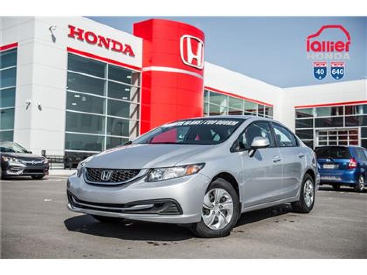 Used 2013 Honda Civic LX for sale in Terrebonne, QC