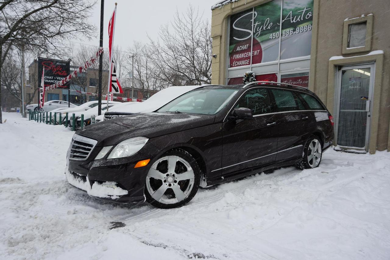 <a href=https://www.styleauto.ca/occasion/MercedesBenz-EClass-2011.html>https://www.styleauto.ca/occasion/MercedesBenz-EClass-2011.html</a>

2011 MERCEDES-BENZ E350 4MATIC v6 3.5litres tout équipé INTERIEUR EN CUIR toit ouvrant PANORAMIC systeme de NAVIGATION CAMÉRA de recule technologie BLUETOOTH commandes AUDIO au volant SIEGES CHAUFFANTS START BUTTON groupe électric complet vitres portes mirroirs et régulateur de vitesse climatiseur bi-zones MAGS 18 POUCES seulement 167000km certifié CARPROOF  a lappui...STYLE AUTO EST A VOTRE SERVICE depuis 1992 tous nos véhicules viennes avec un rapport dinspection et une garantie FINANCEMENT MAISON et BANCAIRE débute a 4.99% dintérets pour plus dinfos contacter nous 450-686-9886