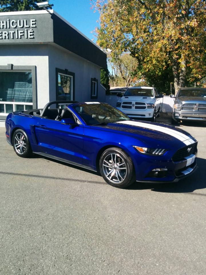 Used 2016 Ford Mustang EcoBoost DECAPOTABLE CONVERTIBLE PREMIUM for sale in Le gardeur, QC