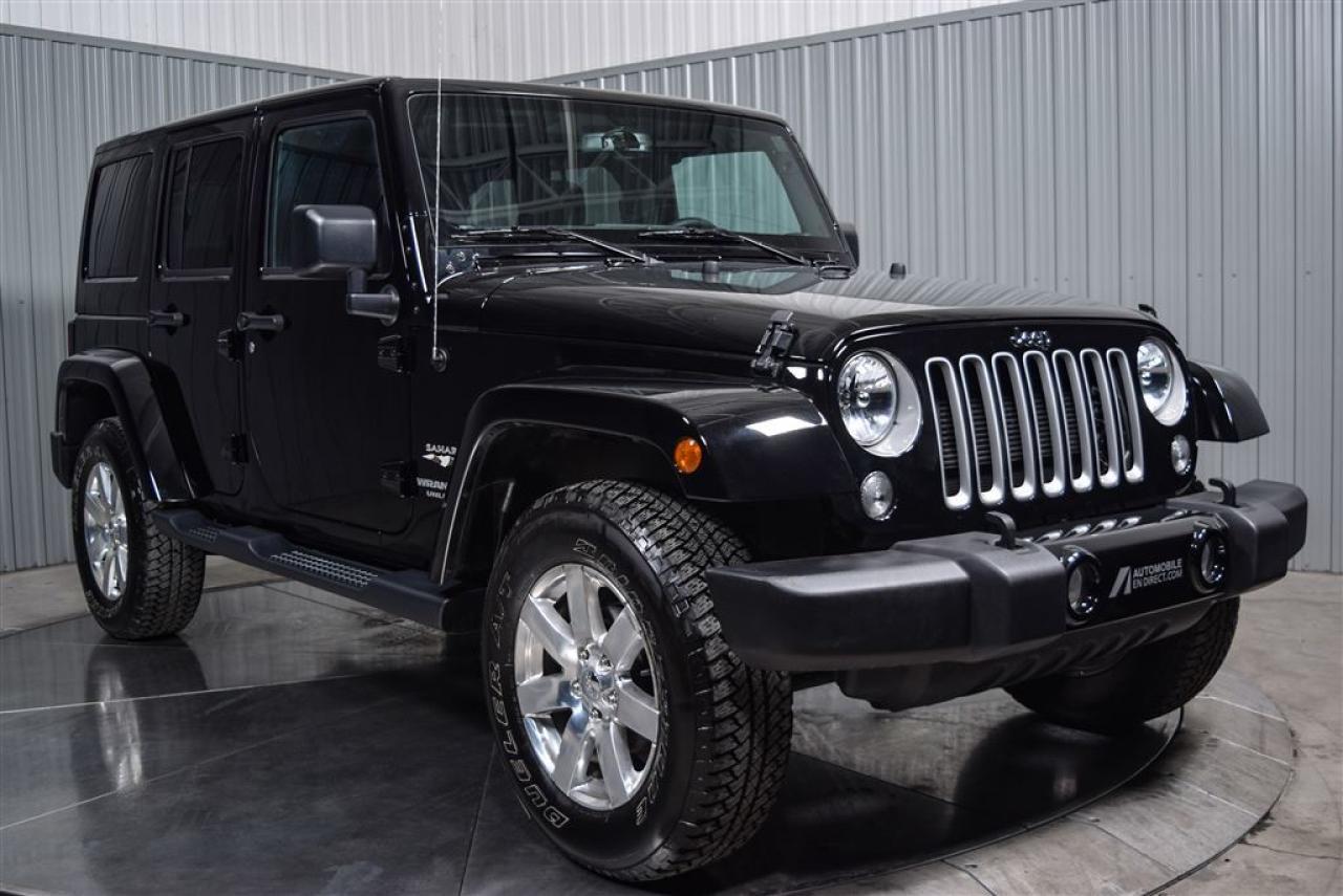 Used 2017 Jeep Wrangler Unltd 4x4 Mags Nav for sale in St-Hubert, QC
