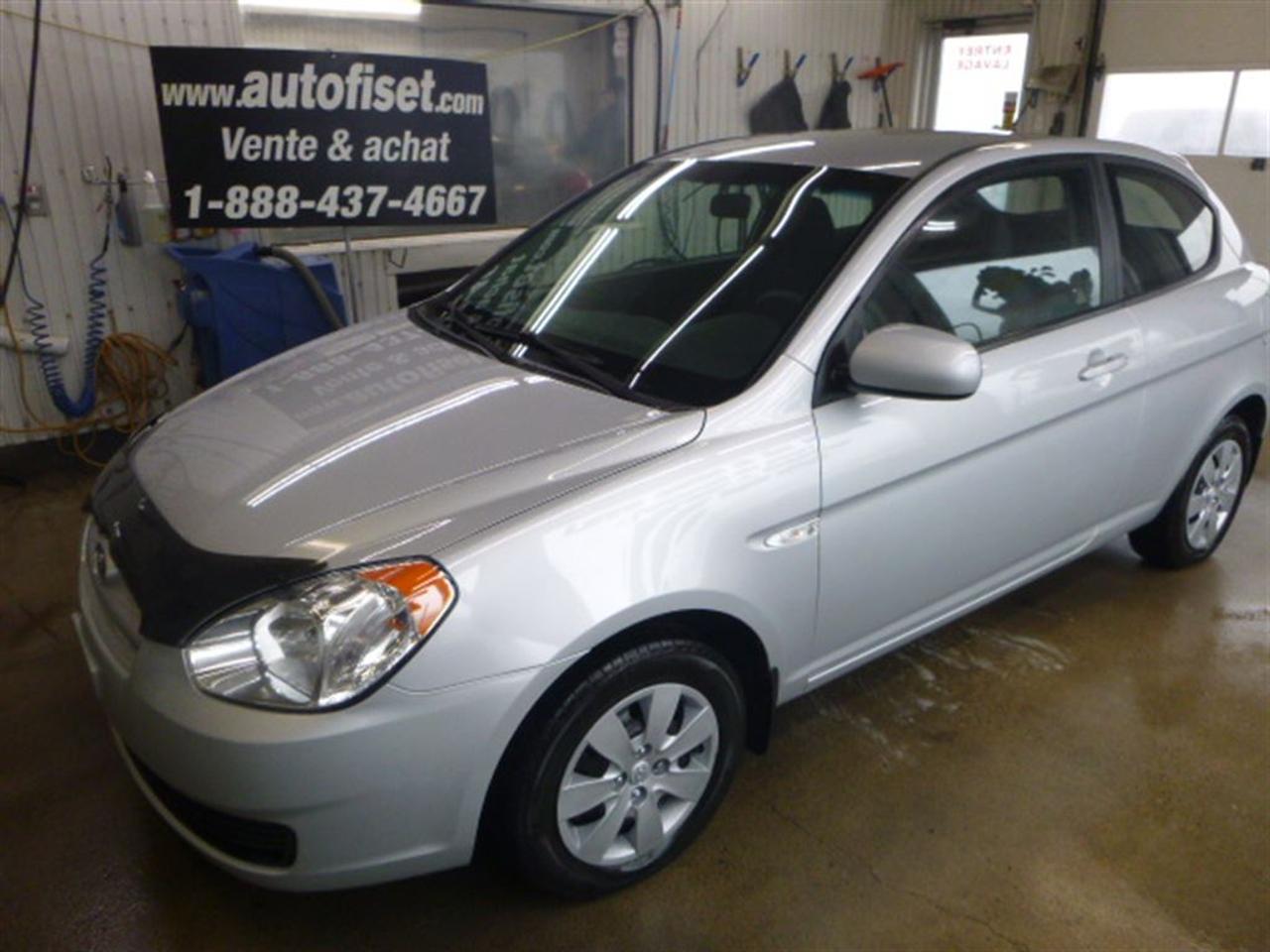 <a href=https://www.autoaubaine.com/Hyundai-Accent-c6795749.html>https://www.autoaubaine.com/Hyundai-Accent-c6795749.html</a>

AIR CLIMATISÉ VITRES ELECTRIQUES TOUTE EQUIPÉ BAS KILOMATRAGE GARANTIE PROLONGÉ 15 AOUT 2018 OU 120,000 KM. Auto Fiset à St-Raymond, Québec, marchand de véhicule doccasion en affaire depuis plus de 35 ans!   Les propriétaires Mario et Daniel Fiset se feront un plaisir de vous accueillir dans leur garage dautos usagées afin de vous conseiller et de vous aider à trouver la voiture doccasion selon vos besoins.   Vous avez des questions sur le financement automobile ou désirez en apprendre plus sur le processus de demande de crédit, Auto Fiset vous renseignera de façon professionnelle et fera en sorte de trouver un taux dintérêt compétitif provenant dune institution financière sécuritaire et fiable.   Alors, vous pouvez nous contactez par courriel directement sur ce site, nous visiter sur notre site internet à ladresse suivant WWW.AUTOFISET.COM ou téléphonez-nous au numéro indiqué sur ce site.    Au plaisir de vous servir