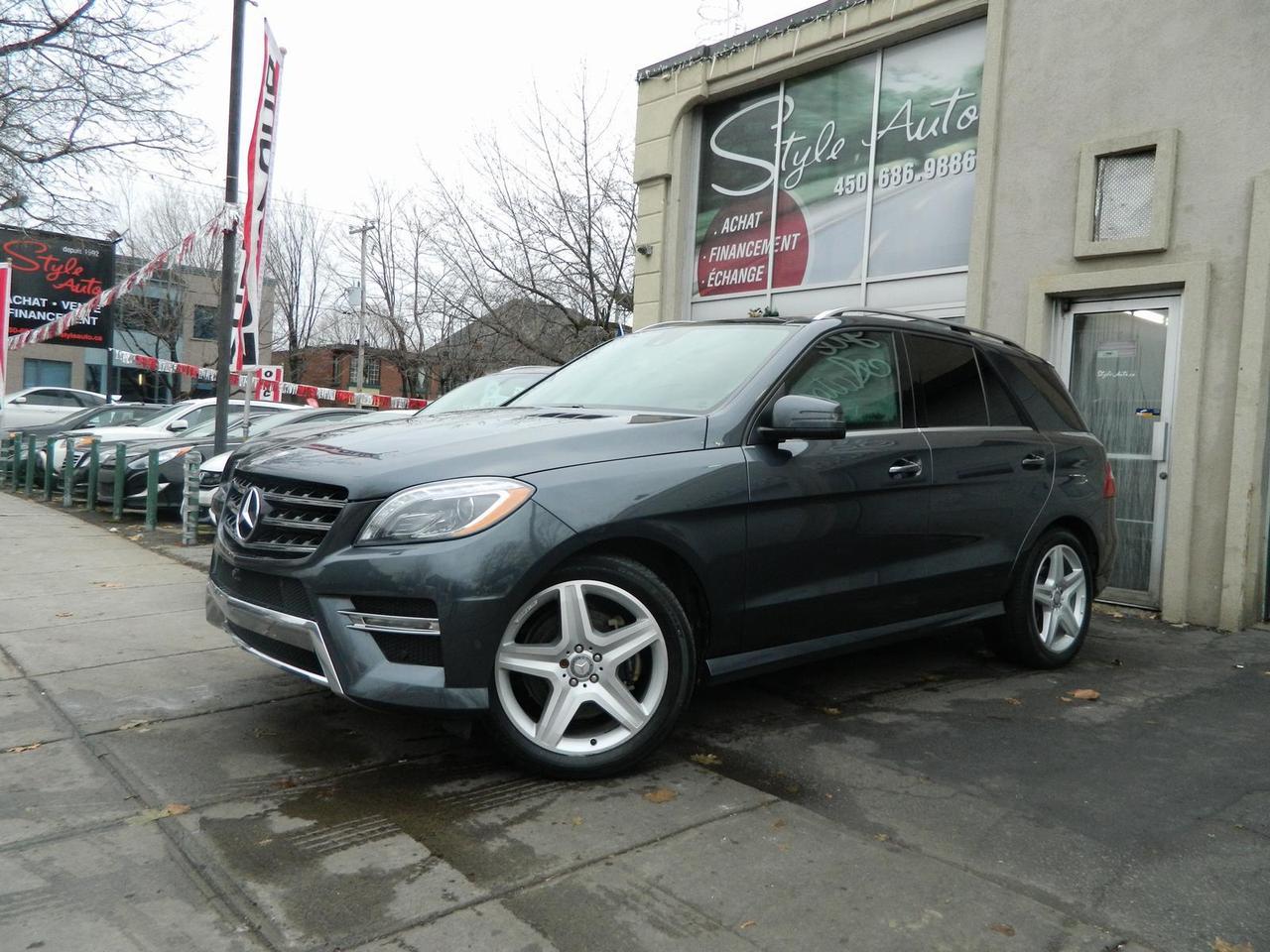<a href=https://www.styleauto.ca/occasion/MercedesBenz-MClass-2015.html>https://www.styleauto.ca/occasion/MercedesBenz-MClass-2015.html</a>

2015 MERCEDES-BENZ ML350 BLUETECH 4MATIC v6 3.0litres TURBO DIESEL tout équipé INTÉRIEUR EN CUIR TOIT PANORAMIC technologie BLUETOOTH systeme de NAVIGATION CAMÉRA de recule commandes AUDIO au volant START BUTTON sieges CHAUFFANTS et électric avec mode mémoire groupe électric complet vitres portes mirroirs et régulateur de vitesse climatiseur MAGS 20 POUCES VITRES TEINTÉES seulement 71000km certifié CARPROOF a lappui...STYLE AUTO EST A VOTRE SERVICE depuis 1992 tous nos véhicules viennes avec un rapport dinspection et une garantie FINANCEMENT MAISON et BANCAIRE débute a 4.99% dintérets pour plus dinfos contacter nous 450-686-9886
