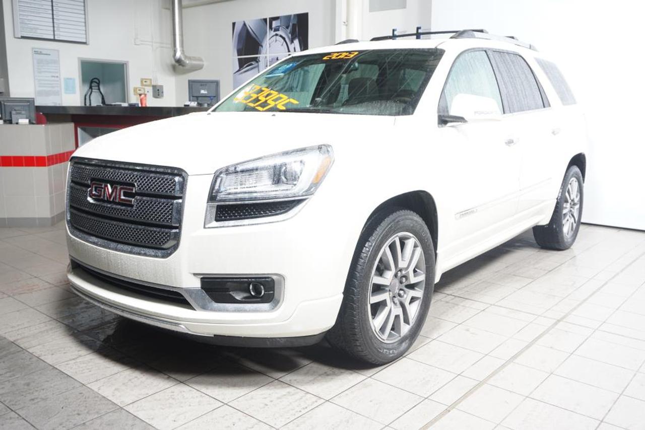 <a href=https://www.christin.com/occasion/GMC-Acadia-2013.html>https://www.christin.com/occasion/GMC-Acadia-2013.html</a>

EDITION DENALI, 4X4, NAVIGATION, CUIR, DVD, GROUPE REMOURQUAGE (5200 LBS), SIEGE EN CUIR CHAUF./FROID, ***MAINTENANT OUVERT TOUS LES SAMEDI***FINACEMENT SUR PLACE 1ER 2IEME 3IEME CHANCE AUX CREDIT***AUCUNE CAS REFUSÉ*** VEHICULE CERTIFIES GM, INSPECTÉ A 150 POINTS, PRIVILEGE DECHANGE, ASSISTANCE ROUTIERE, GARANTIE DU MANUFACTURIER