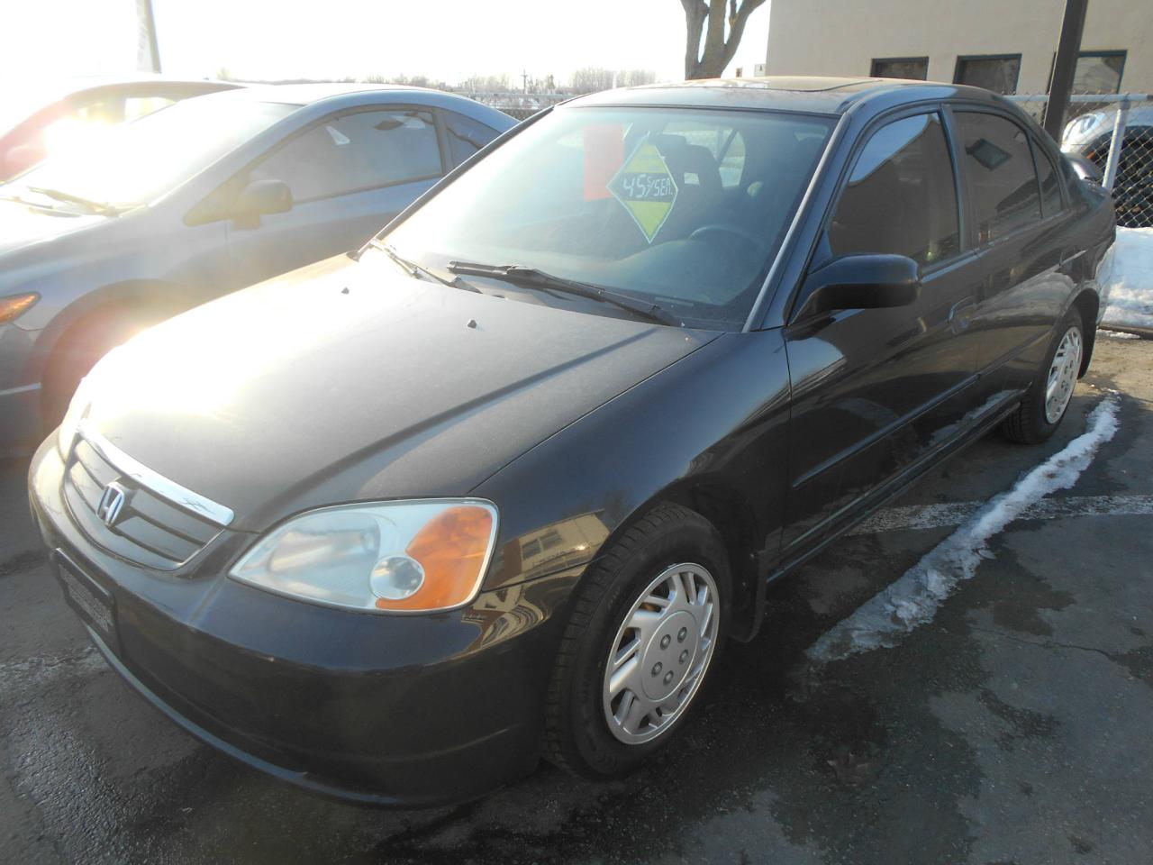 Used 2003 Honda Civic Berline 4 portes LX boîte manuelle de sp for sale in Sorel-Tracy, QC