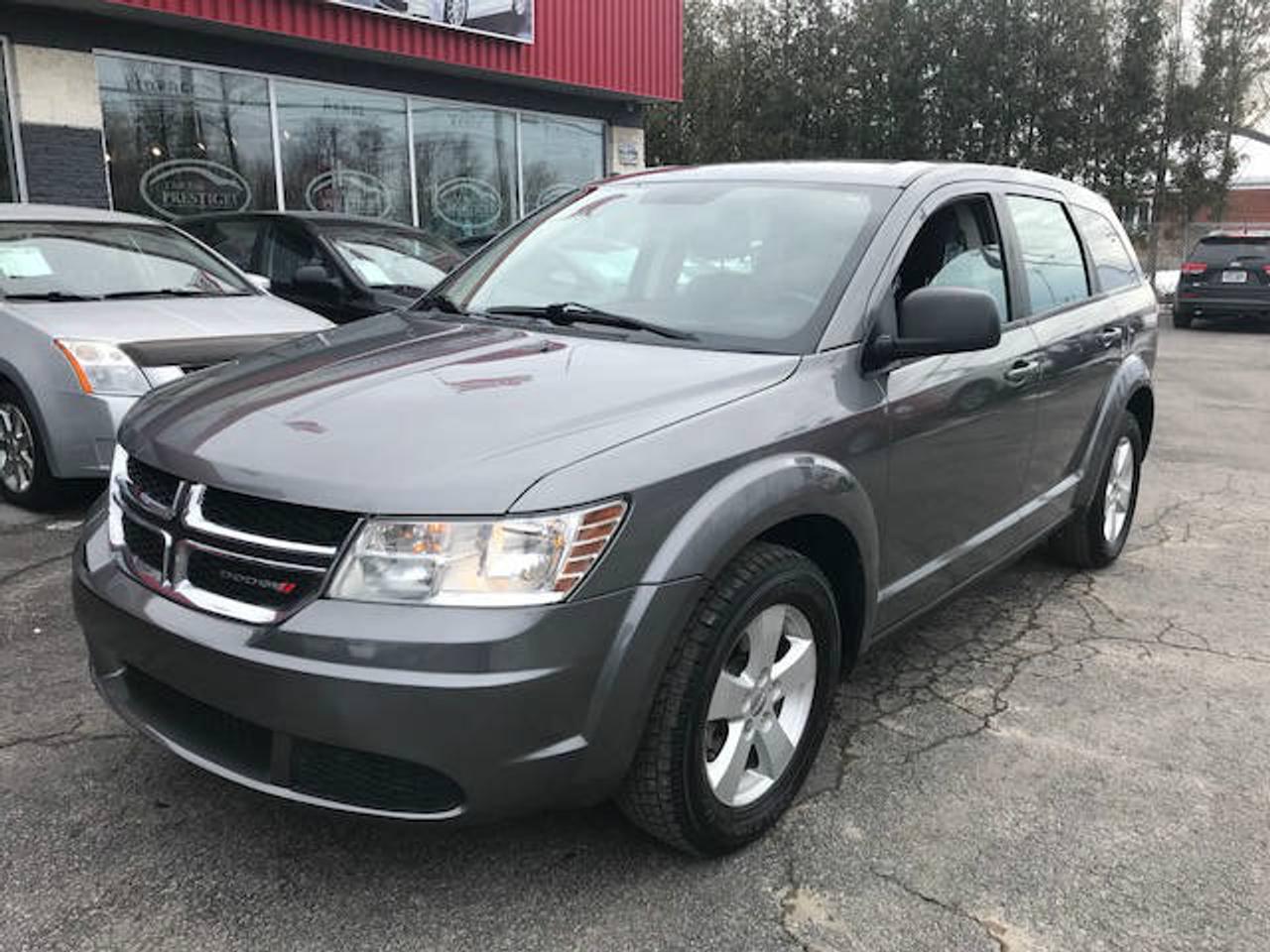 <a href=https://www.clubautoprestige.com/occasion/Dodge-Journey-2013.html>https://www.clubautoprestige.com/occasion/Dodge-Journey-2013.html</a>

LE MEILLEUR PRIX GARANTIE! PRÊT À BATTRE LE PRIX DE LA COMPÉTITION! LIQUIDATION JUSQUA $6500 EN RABAIS OU REMISES *** INSPECTION INCLUSE *** BALANCE DE GARANTIE MANUFACTURIER OU 1an/15,000km MOTOPROPULSEUR GRATUITE*** 

1e, 2e, 3e, 4e & 5e  CHANCES AU CRÉDIT 100% APPROUVÉ! AYEZ LA LIBERTÉ DESPRIT & REBATIR VOTRE CRÉDIT AVEC UN PRÊT OUVERT! REMPLISSEZ UNE DEMANDE DE CRÉDIT SECURISÉ ENLIGNE! https://www.clubautoprestige.com/demande-de-financement.html *Pour 34.69$  + taxes par semaine, ce véhicule est finançable sur une terme de 60 mois et calculé à un taux dintérêt annuel de 4.99% avec un versement de 0$ de comptant, les frais de crédit totalisent 1036.40$, lobligation totale serait de 9019.40$, taxes en sus *Certaines conditions sappliquent. Sujet à lapprobation de crédit. Détails en magasin. 

*Les taux dintérêt, les termes, les calculs, les frais de crédit, et lobligation totale peuvent varier selon votre dossier de crédit. Obtenez un financement personnalisée chez Club Auto Prestige SANS FRAIS CACHÉES, NI FRAIS DOUVERTURE DE DOSSIER, 100% transparents le tout en vous aidant à rebâtir votre crédit et ce GRATUITEMENT! 

PLUS DE 200 VÉHICULES EN INVENTAIRE, TOUS LES MARQUES & BUDGETS, EN STOCK OU EN COMMANDE SPÉCIAL à seulement 10min de Blainville, Lachenaie, Mascouche, Terrebonne, Laval, 20min de Montréal, Longueil, Repentigny, St-Jérome, St-Sauveur et les Laurentians!  Ça vaut le détour! 

OUVERT 7 JOURS!  AVEC PLUS DE 200 VÉHICULES & DES PRIX IMBATTABLES, LE CHOIX EST SIMPLE WWW.CLUBAUTOPRESTIGE.COM 801 Arthur-Sauvé, St-Eustache (QC) J7R 4K3 (450) 472-1112