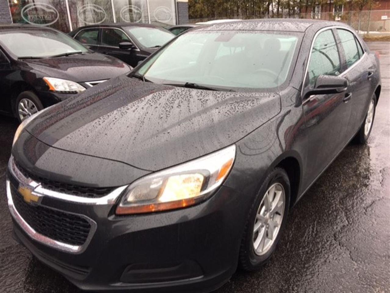 <a href=https://www.clubautoprestige.com/occasion/Chevrolet-Malibu-2014.html>https://www.clubautoprestige.com/occasion/Chevrolet-Malibu-2014.html</a>

LE MEILLEUR PRIX GARANTIE! PRÊT À BATTRE LE PRIX DE LA COMPÉTITION! LIQUIDATION JUSQUA $6500 EN RABAIS OU REMISES *** INSPECTION INCLUSE *** BALANCE DE GARANTIE MANUFACTURIER OU 1an/15,000km MOTOPROPULSEUR GRATUITE*** 

1e, 2e, 3e, 4e & 5e  CHANCES AU CRÉDIT 100% APPROUVÉ! AYEZ LA LIBERTÉ DESPRIT & REBATIR VOTRE CRÉDIT AVEC UN PRÊT OUVERT! REMPLISSEZ UNE DEMANDE DE CRÉDIT SECURISÉ ENLIGNE! https://www.clubautoprestige.com/demande-de-financement.html *Pour 39.08$ +  taxes par semaine, ce véhicule est finançable sur une terme de 72 mois et calculé à un taux dintérêt annuel de 4.99% avec un versement de 0$ de comptant, les frais de crédit totalisent 1653.96$, lobligation totale serait de 12192.96$, taxes en sus *Certaines conditions sappliquent. Sujet à lapprobation de crédit. Détails en magasin. 

*Les taux dintérêt, les termes, les calculs, les frais de crédit, et lobligation totale peuvent varier selon votre dossier de crédit. Obtenez un financement personnalisée chez Club Auto Prestige SANS FRAIS CACHÉES, NI FRAIS DOUVERTURE DE DOSSIER, 100% transparents le tout en vous aidant à rebâtir votre crédit et ce GRATUITEMENT! 

PLUS DE 200 VÉHICULES EN INVENTAIRE, TOUS LES MARQUES & BUDGETS, EN STOCK OU EN COMMANDE SPÉCIAL à seulement 10min de Blainville, Lachenaie, Mascouche, Terrebonne, Laval, 20min de Montréal, Longueil, Repentigny, St-Jérome, St-Sauveur et les Laurentians!  Ça vaut le détour! 

OUVERT 7 JOURS!  AVEC PLUS DE 200 VÉHICULES & DES PRIX IMBATTABLES, LE CHOIX EST SIMPLE WWW.CLUBAUTOPRESTIGE.COM 801 Arthur-Sauvé, St-Eustache (QC) J7R 4K3 (450) 472-1112
