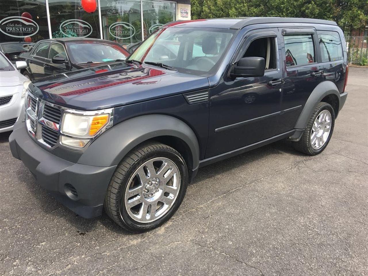 <a href=https://www.clubautoprestige.com/occasion/Dodge-Nitro-2008.html>https://www.clubautoprestige.com/occasion/Dodge-Nitro-2008.html</a>

LE MEILLEUR PRIX GARANTIE! PRÊT À BATTRE LE PRIX DE LA COMPÉTITION! LIQUIDATION JUSQUA $6500 EN RABAIS OU REMISES *** INSPECTION INCLUSE *** BALANCE DE GARANTIE MANUFACTURIER OU 1an/15,000km MOTOPROPULSEUR GRATUITE*** 

1e, 2e, 3e, 4e & 5e  CHANCES AU CRÉDIT 100% APPROUVÉ! AYEZ LA LIBERTÉ DESPRIT & REBATIR VOTRE CRÉDIT AVEC UN PRÊT OUVERT! REMPLISSEZ UNE DEMANDE DE CRÉDIT SECURISÉ ENLIGNE! https://www.clubautoprestige.com/demande-de-financement.html *Pour 41.79$ +  taxes par semaine, ce véhicule est finançable sur une terme de 48 mois et calculé à un taux dintérêt annuel de 19.95% avec un versement de 550$ de comptant, les frais de crédit totalisent 2710.72$, lobligation totale serait de 8692.32$, taxes en sus *Certaines conditions sappliquent. Sujet à lapprobation de crédit. Détails en magasin. 

*Les taux dintérêt, les termes, les calculs, les frais de crédit, et lobligation totale peuvent varier selon votre dossier de crédit. Obtenez un financement personnalisée chez Club Auto Prestige SANS FRAIS CACHÉES, NI FRAIS DOUVERTURE DE DOSSIER, 100% transparents le tout en vous aidant à rebâtir votre crédit et ce GRATUITEMENT! 

PLUS DE 200 VÉHICULES EN INVENTAIRE, TOUS LES MARQUES & BUDGETS, EN STOCK OU EN COMMANDE SPÉCIAL à seulement 10min de Blainville, Lachenaie, Mascouche, Terrebonne, Laval, 20min de Montréal, Longueil, Repentigny, St-Jérome, St-Sauveur et les Laurentians!  Ça vaut le détour! 

OUVERT 7 JOURS!  AVEC PLUS DE 200 VÉHICULES & DES PRIX IMBATTABLES, LE CHOIX EST SIMPLE WWW.CLUBAUTOPRESTIGE.COM 801 Arthur-Sauvé, St-Eustache (QC) J7R 4K3 (450) 472-1112