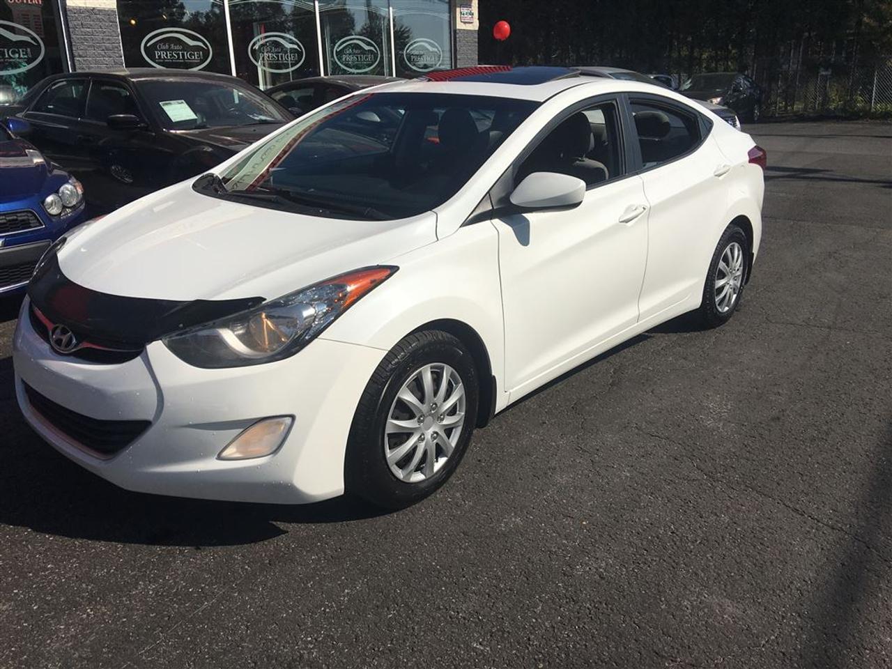 <a href=https://www.clubautoprestige.com/occasion/Hyundai-Elantra-2013.html>https://www.clubautoprestige.com/occasion/Hyundai-Elantra-2013.html</a>

LE MEILLEUR PRIX GARANTIE! PRÊT À BATTRE LE PRIX DE LA COMPÉTITION! LIQUIDATION JUSQUA $6500 EN RABAIS OU REMISES *** INSPECTION INCLUSE *** BALANCE DE GARANTIE MANUFACTURIER OU 1an/15,000km MOTOPROPULSEUR GRATUITE*** 

1e, 2e, 3e, 4e & 5e  CHANCES AU CRÉDIT 100% APPROUVÉ! AYEZ LA LIBERTÉ DESPRIT & REBATIR VOTRE CRÉDIT AVEC UN PRÊT OUVERT! REMPLISSEZ UNE DEMANDE DE CRÉDIT SECURISÉ ENLIGNE! https://www.clubautoprestige.com/demande-de-financement.html *Pour 29.86$ +  taxes par semaine, ce véhicule est finançable sur une terme de 60 mois et calculé à un taux dintérêt annuel de 4.99% avec un versement de 0$ de comptant, les frais de crédit totalisent 891.60$, lobligation totale serait de 7763.60$, taxes en sus *Certaines conditions sappliquent. Sujet à lapprobation de crédit. Détails en magasin. 

*Les taux dintérêt, les termes, les calculs, les frais de crédit, et lobligation totale peuvent varier selon votre dossier de crédit. Obtenez un financement personnalisée chez Club Auto Prestige SANS FRAIS CACHÉES, NI FRAIS DOUVERTURE DE DOSSIER, 100% transparents le tout en vous aidant à rebâtir votre crédit et ce GRATUITEMENT! 

PLUS DE 200 VÉHICULES EN INVENTAIRE, TOUS LES MARQUES & BUDGETS, EN STOCK OU EN COMMANDE SPÉCIAL à seulement 10min de Blainville, Lachenaie, Mascouche, Terrebonne, Laval, 20min de Montréal, Longueil, Repentigny, St-Jérome, St-Sauveur et les Laurentians!  Ça vaut le détour! 

OUVERT 7 JOURS!  AVEC PLUS DE 200 VÉHICULES & DES PRIX IMBATTABLES, LE CHOIX EST SIMPLE WWW.CLUBAUTOPRESTIGE.COM 801 Arthur-Sauvé, St-Eustache (QC) J7R 4K3 (450) 472-1112