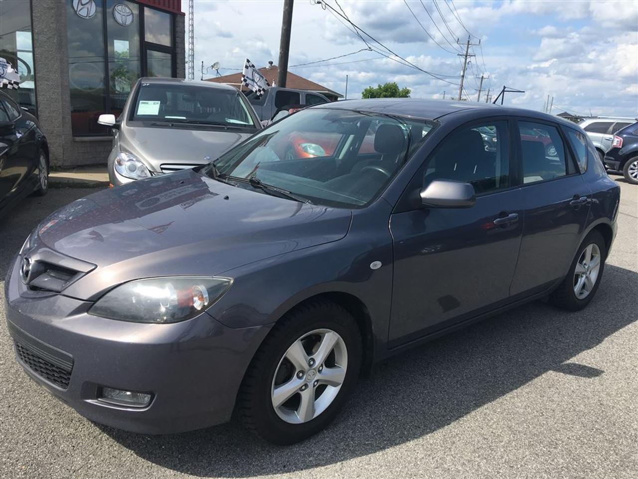 <a href=https://www.clubautoprestige.com/occasion/Mazda-3-2009.html>https://www.clubautoprestige.com/occasion/Mazda-3-2009.html</a>

LE MEILLEUR PRIX GARANTIE! PRÊT À BATTRE LE PRIX DE LA COMPÉTITION! LIQUIDATION JUSQUA $6500 EN RABAIS OU REMISES *** INSPECTION INCLUSE *** BALANCE DE GARANTIE MANUFACTURIER OU 1an/15,000km MOTOPROPULSEUR GRATUITE*** 

1e, 2e, 3e, 4e & 5e  CHANCES AU CRÉDIT 100% APPROUVÉ! AYEZ LA LIBERTÉ DESPRIT & REBATIR VOTRE CRÉDIT AVEC UN PRÊT OUVERT! REMPLISSEZ UNE DEMANDE DE CRÉDIT SECURISÉ ENLIGNE! https://www.clubautoprestige.com/demande-de-financement.html *Pour 35.17$+   taxes par semaine, ce véhicule est finançable sur une terme de 36mois et calculé à un taux dintérêt annuel de 4.99% avec un versement de 0$ de comptant, les frais de crédit totalisent 392.52$, lobligation totale serait de 5486.52$, taxes en sus *Certaines conditions sappliquent. Sujet à lapprobation de crédit. Détails en magasin. 

*Les taux dintérêt, les termes, les calculs, les frais de crédit, et lobligation totale peuvent varier selon votre dossier de crédit. Obtenez un financement personnalisée chez Club Auto Prestige SANS FRAIS CACHÉES, NI FRAIS DOUVERTURE DE DOSSIER, 100% transparents le tout en vous aidant à rebâtir votre crédit et ce GRATUITEMENT! 

PLUS DE 200 VÉHICULES EN INVENTAIRE, TOUS LES MARQUES & BUDGETS, EN STOCK OU EN COMMANDE SPÉCIAL à seulement 10min de Blainville, Lachenaie, Mascouche, Terrebonne, Laval, 20min de Montréal, Longueil, Repentigny, St-Jérome, St-Sauveur et les Laurentians!  Ça vaut le détour! 

OUVERT 7 JOURS!  AVEC PLUS DE 200 VÉHICULES & DES PRIX IMBATTABLES, LE CHOIX EST SIMPLE WWW.CLUBAUTOPRESTIGE.COM 801 Arthur-Sauvé, St-Eustache (QC) J7R 4K3 (450) 472-1112