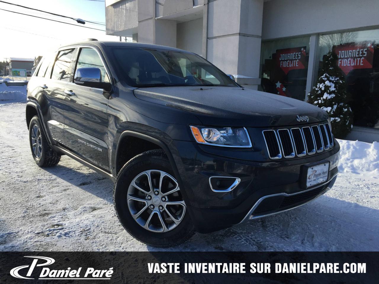 Used 2016 Jeep Grand Cherokee LIMITED TOIT CAMERA DÉMARREUR for sale in St-Malachie, QC