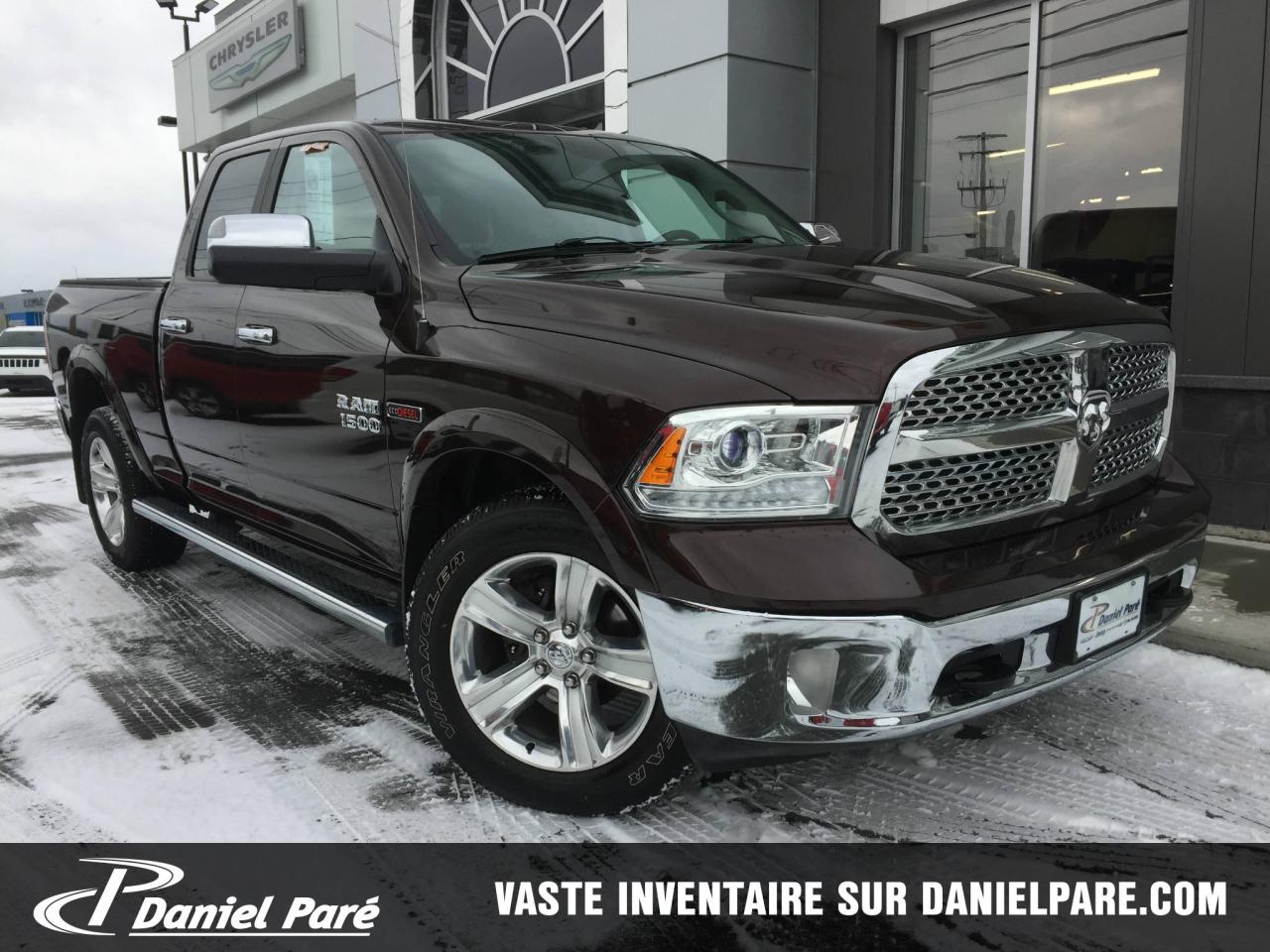 Used 2015 Ram 1500 LARAMIE CUIR NAVI CAMERA ECODIESEL for sale in St-Malachie, QC